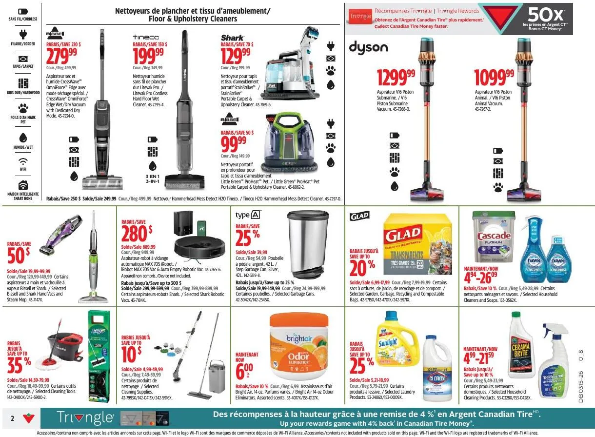 Page 2 de la Circulaire Canadian Tire du 9 au 15 avril 2026