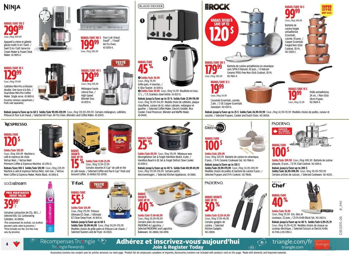 Page 4 de la Circulaire Canadian Tire du 9 au 15 avril 2026