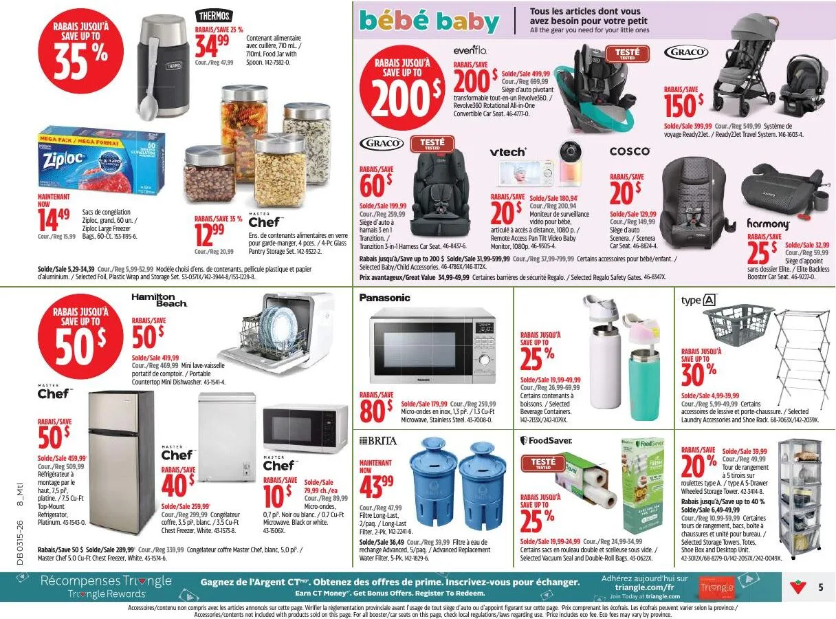 Page 5 de la Circulaire Canadian Tire du 9 au 15 avril 2026