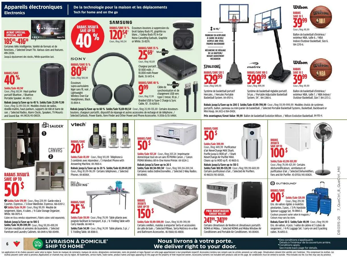 Page 6 de la Circulaire Canadian Tire du 9 au 15 avril 2026