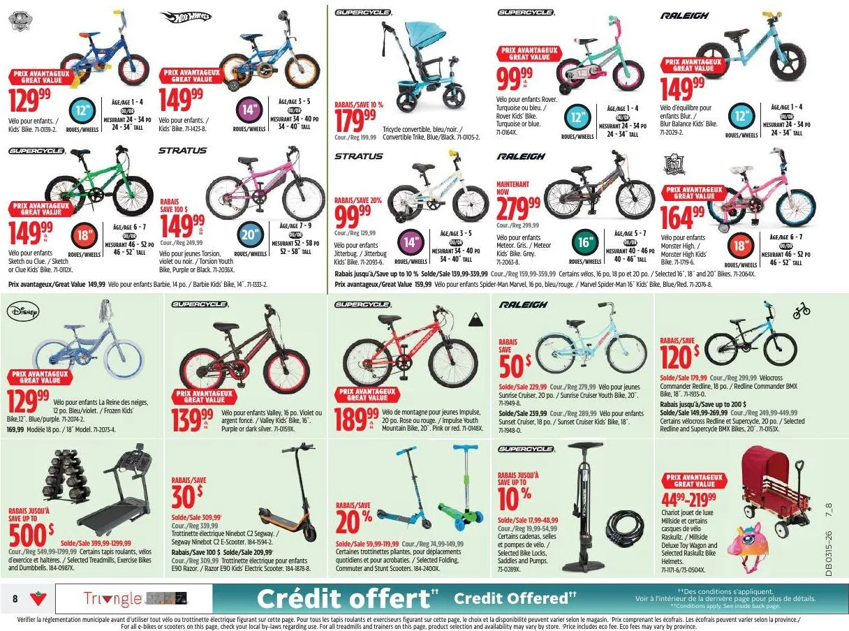 Page 8 de la Circulaire Canadian Tire du 9 au 15 avril 2026