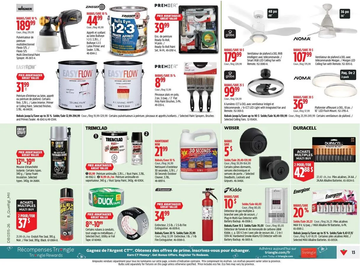 Page 13 de la Circulaire Canadian Tire du 9 au 15 avril 2026