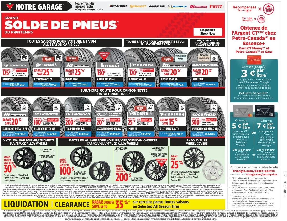 Page 20 de la Circulaire Canadian Tire du 9 au 15 avril 2026