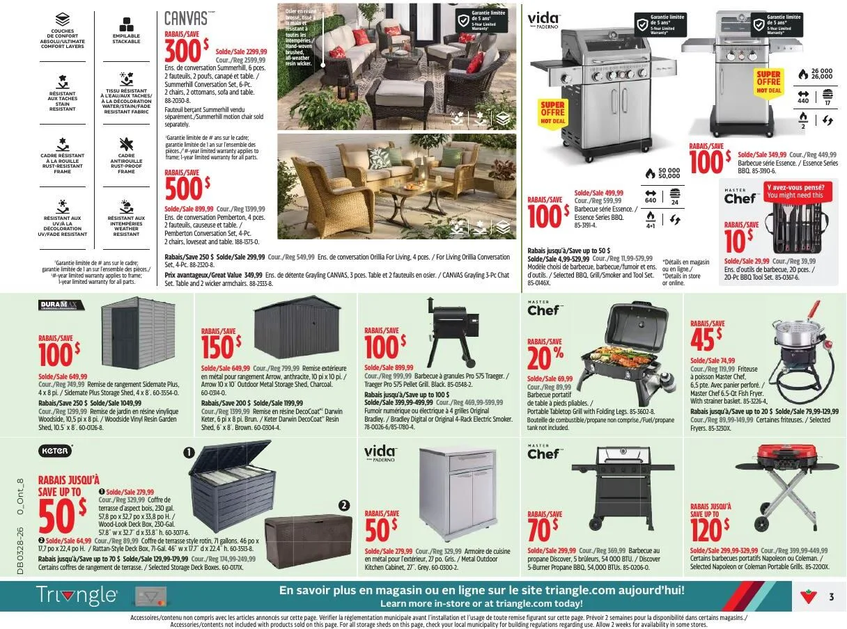 Page 3 de la Circulaire Canadian Tire du 9 au 15 juillet 2026