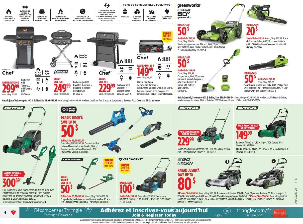 Page 4 de la Circulaire Canadian Tire du 9 au 15 juillet 2026