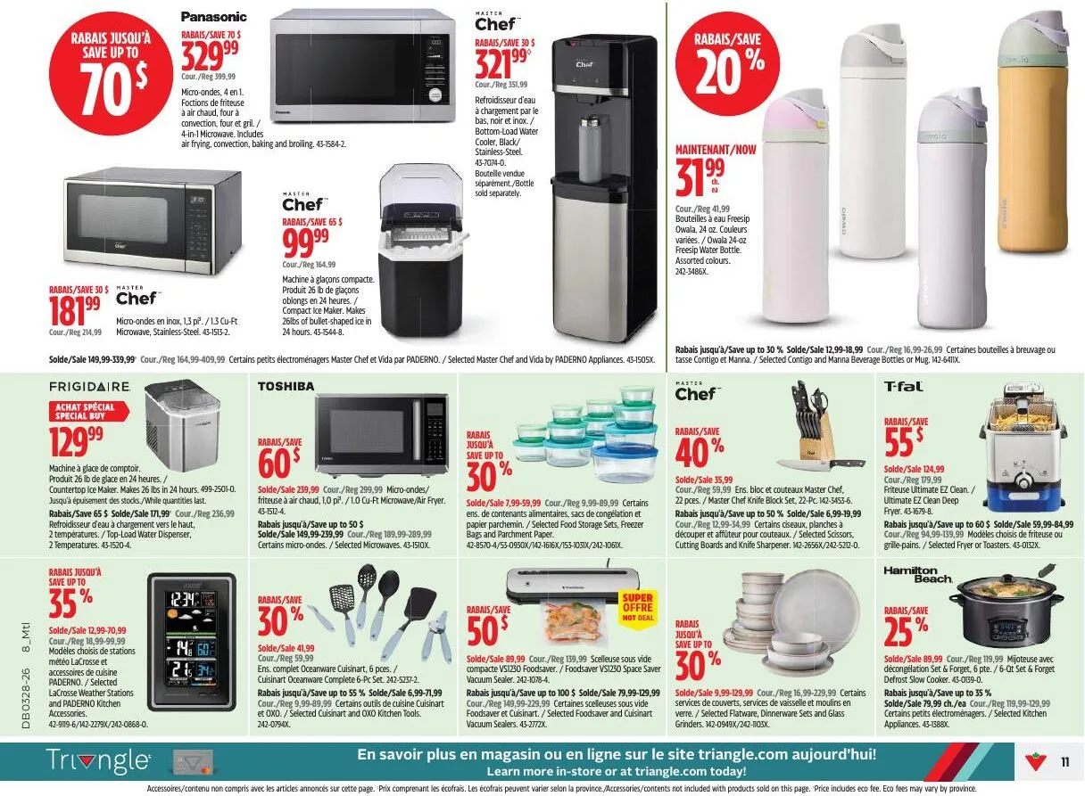 Page 11 de la Circulaire Canadian Tire du 9 au 15 juillet 2026