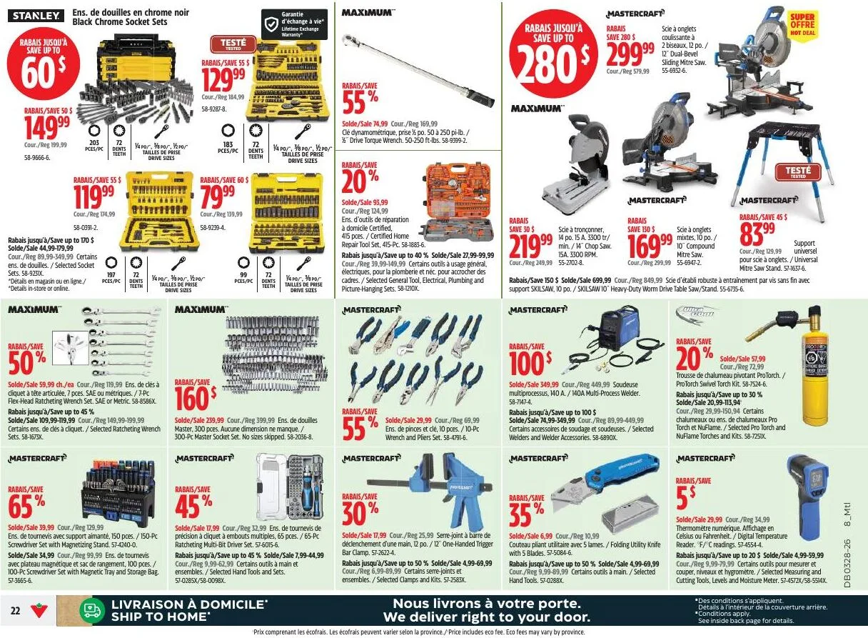 Page 22 de la Circulaire Canadian Tire du 9 au 15 juillet 2026