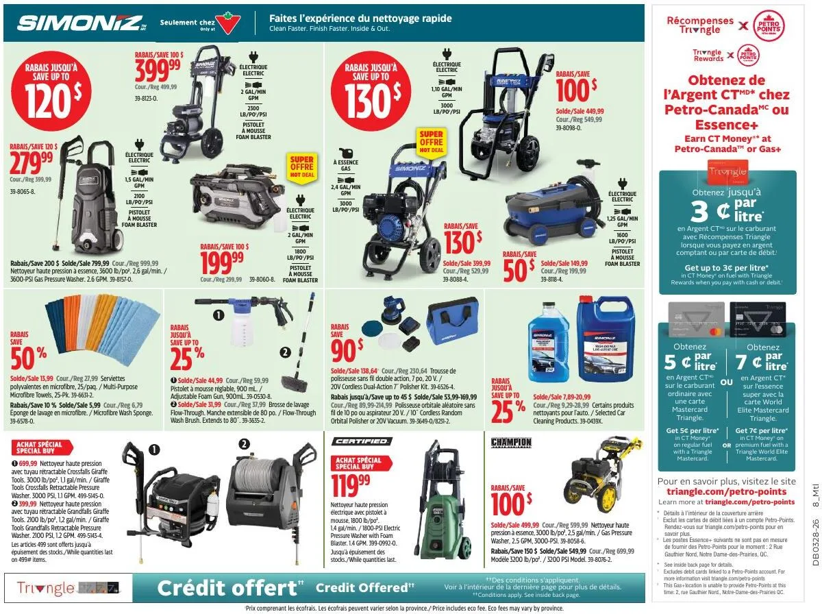 Page 28 de la Circulaire Canadian Tire du 9 au 15 juillet 2026