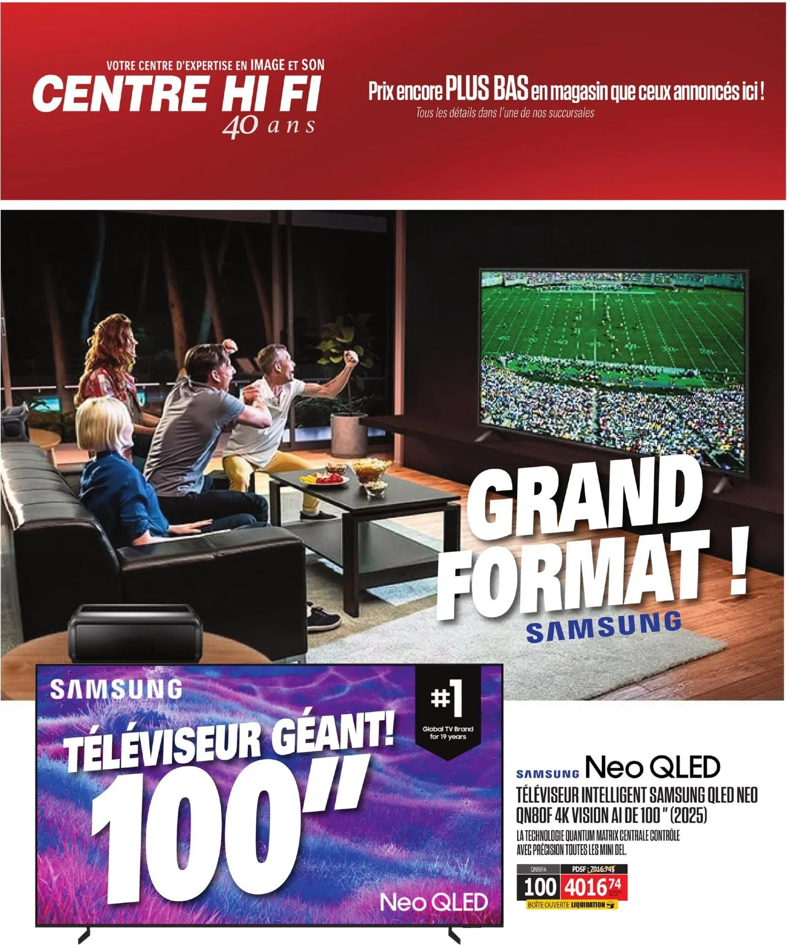 Page 7 de la Circulaire Centre Hi Fi du 10 au 16 avril 2026