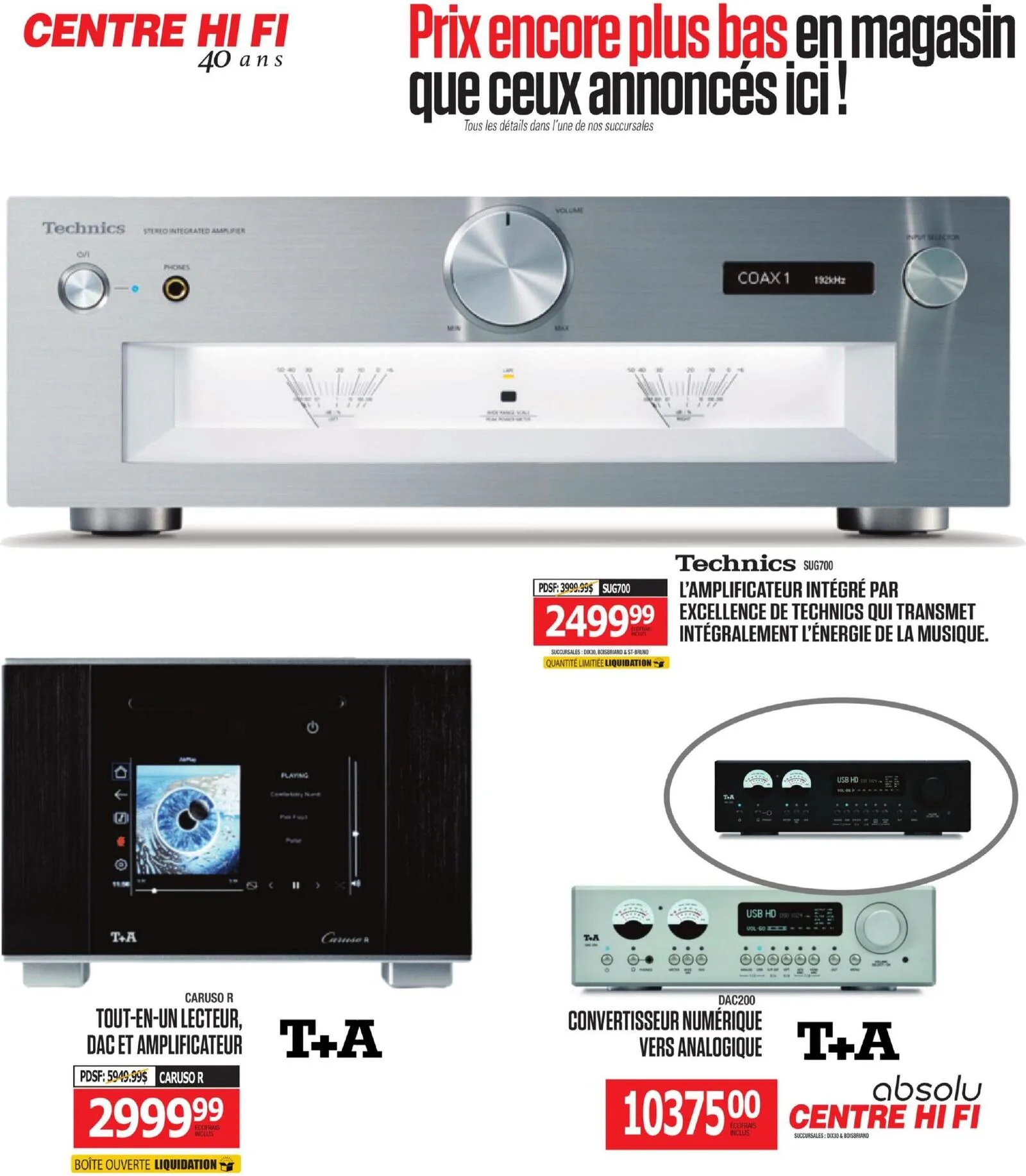 Page 36 de la Circulaire Centre Hi Fi du 10 au 16 avril 2026
