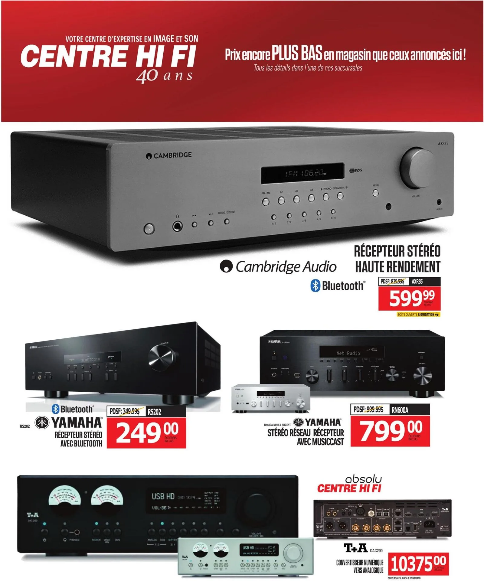 Page 37 de la Circulaire Centre Hi Fi du 10 au 16 avril 2026