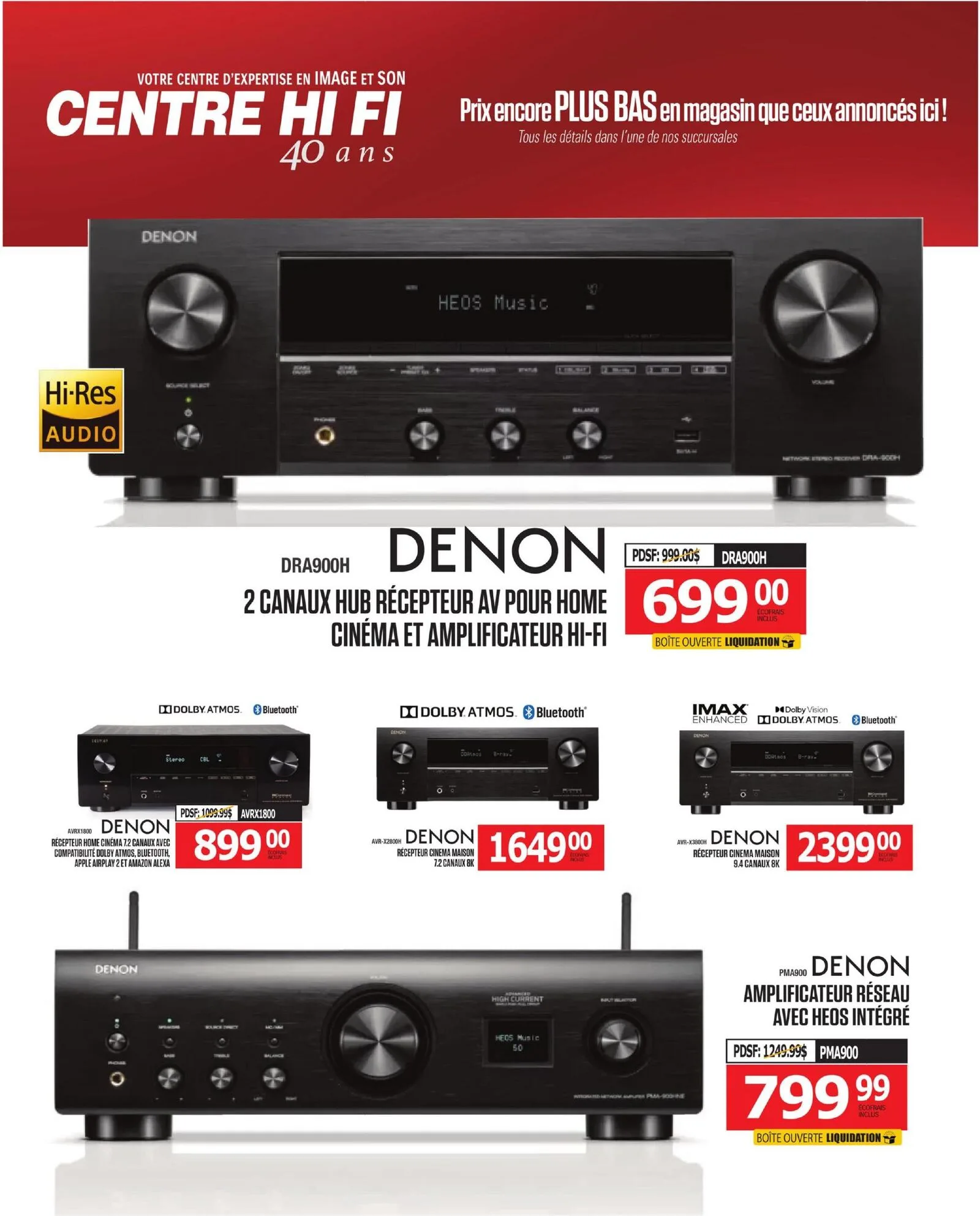 Page 39 de la Circulaire Centre Hi Fi du 10 au 16 avril 2026