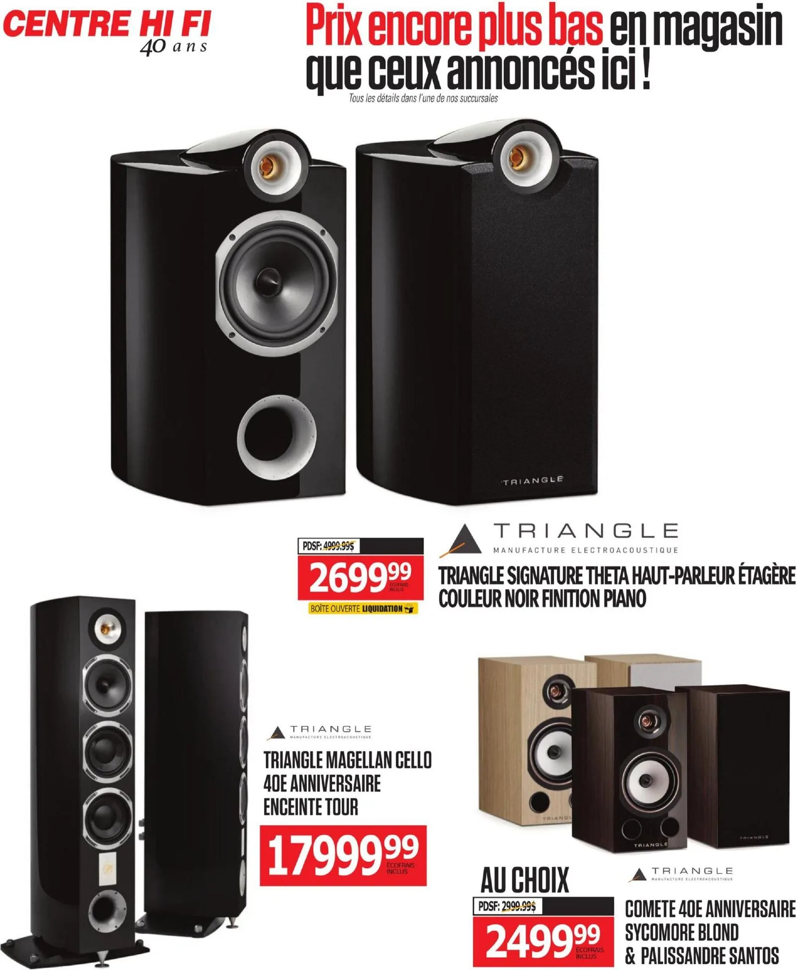 Page 44 de la Circulaire Centre Hi Fi du 10 au 16 avril 2026