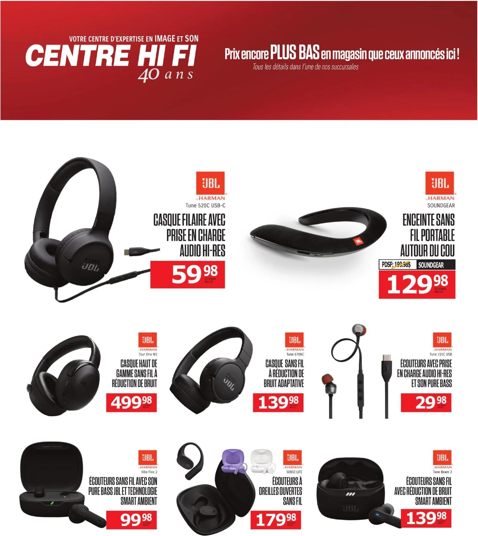 Page 62 de la Circulaire Centre Hi Fi du 10 au 16 avril 2026