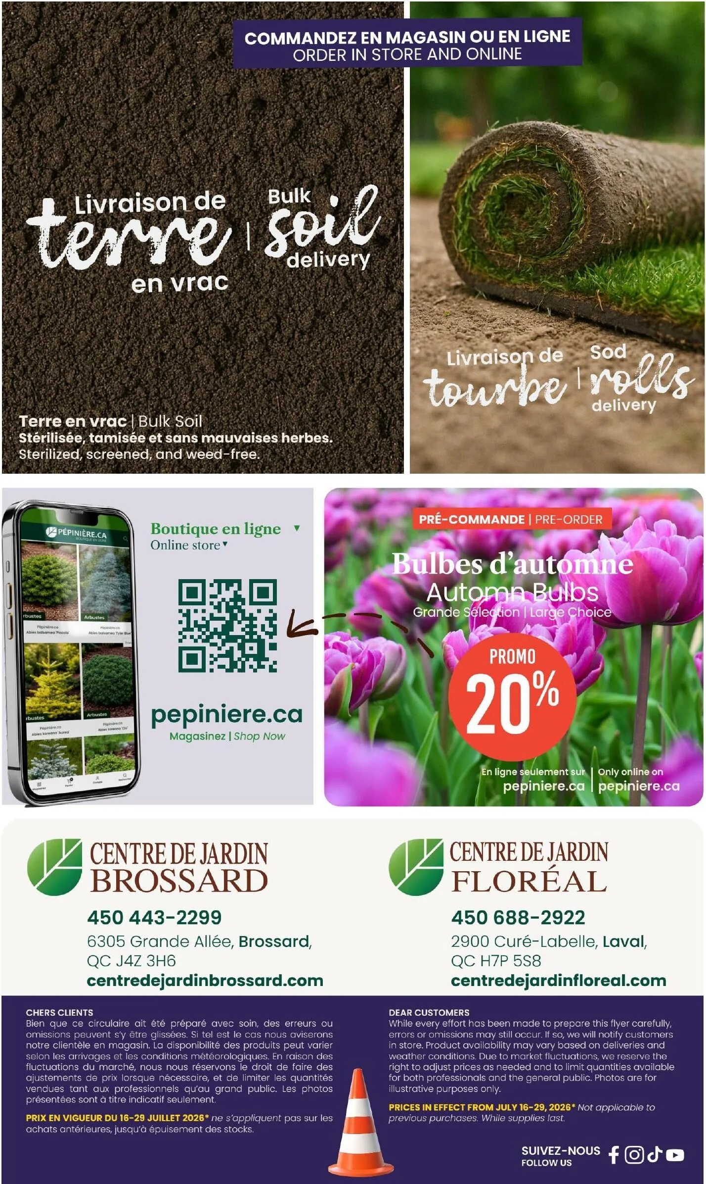 Page 6 de la Circulaire Centre de Jardin Brossard du 16 au 29 juillet 2026