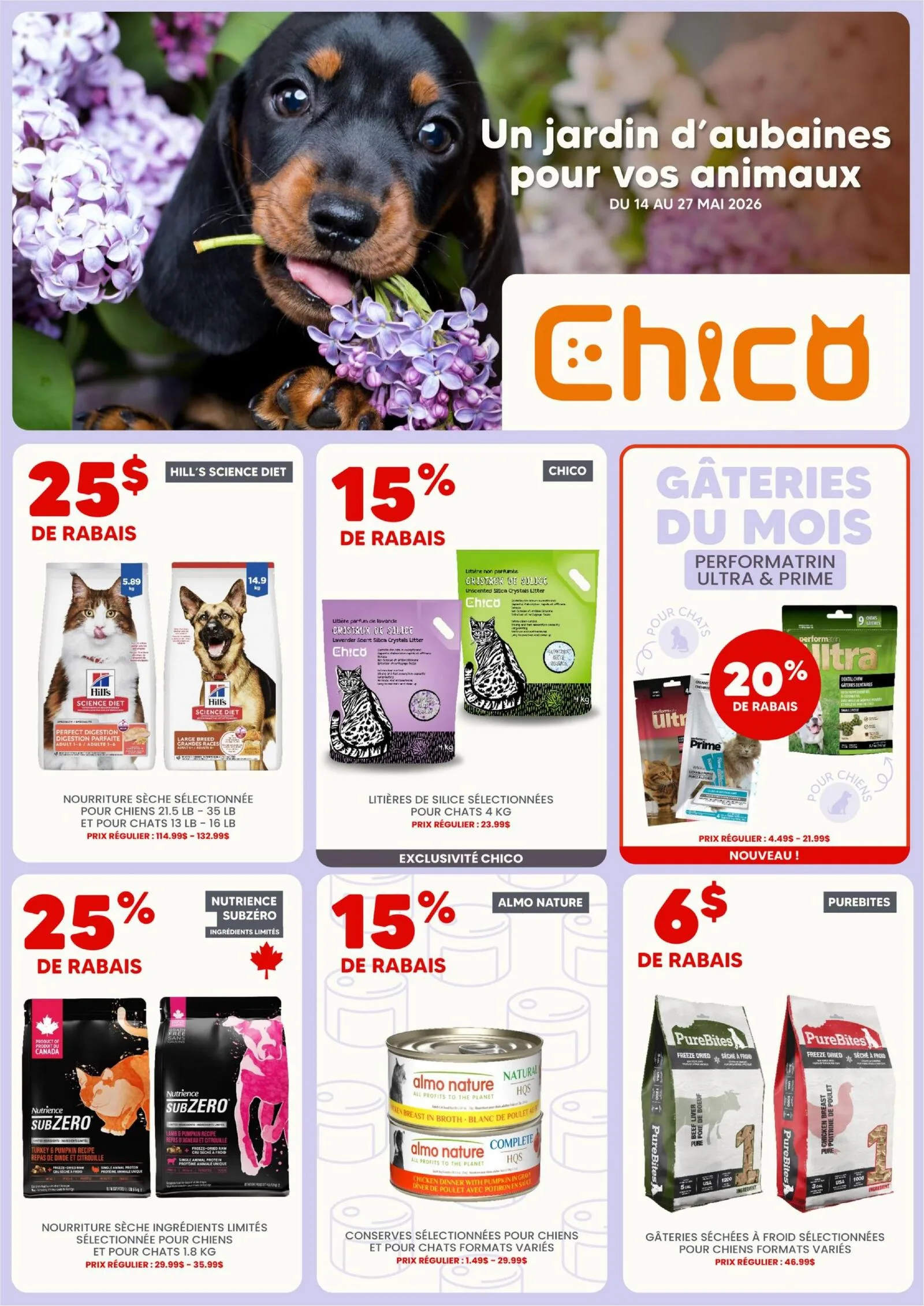 Page 1 de la Circulaire Chico du 14 au 27 mai 2026