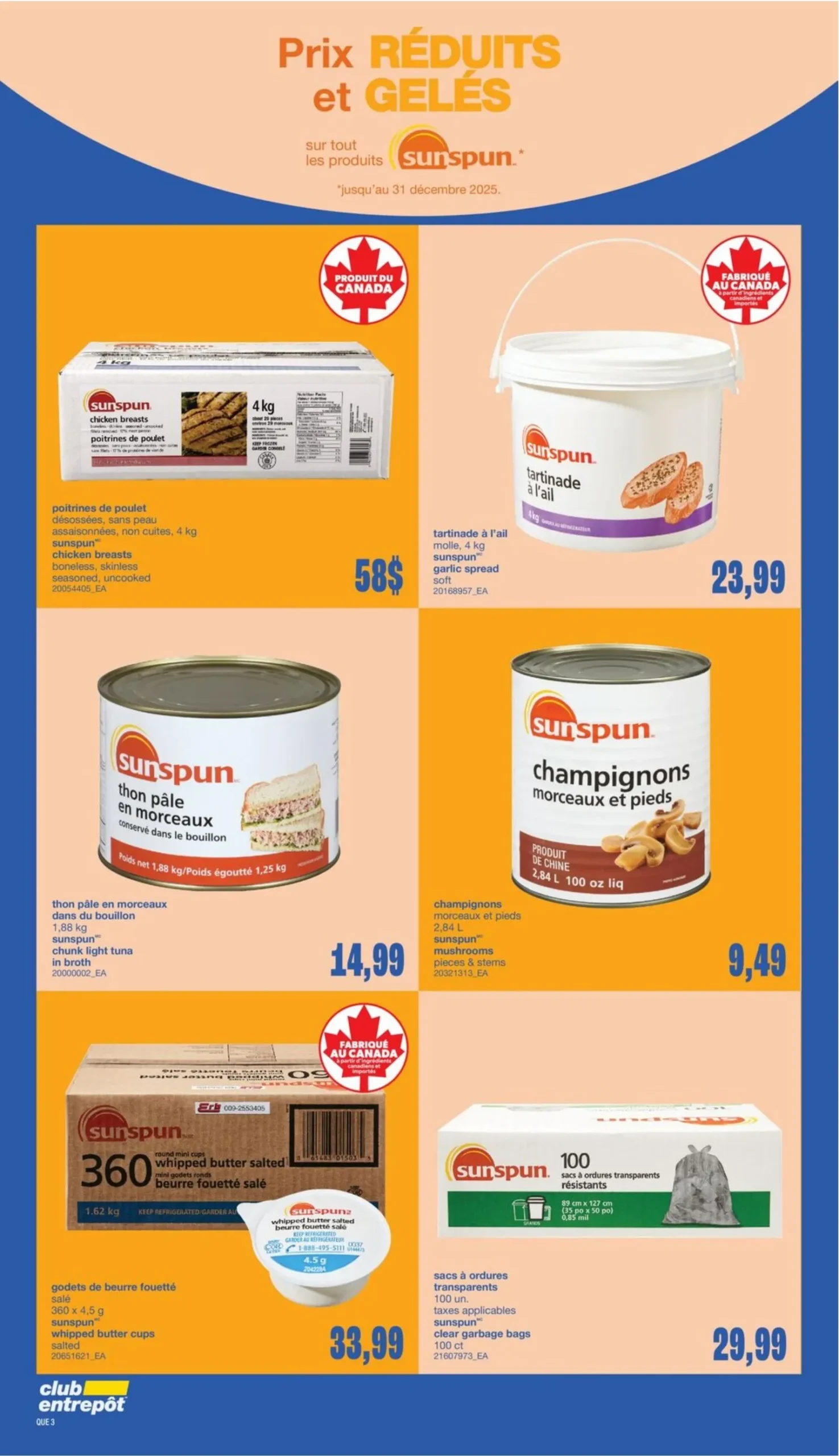 Page 7 de la Circulaire Club Entrepôt du 4 au 31 décembre 2025