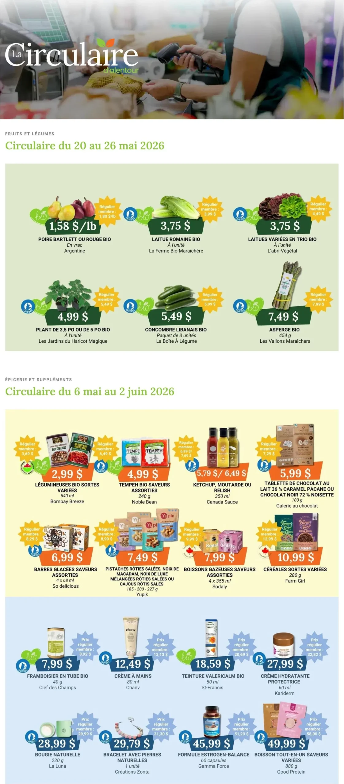 Page 1 de la Circulaire Coop Alentour du 20 au 26 mai 2026