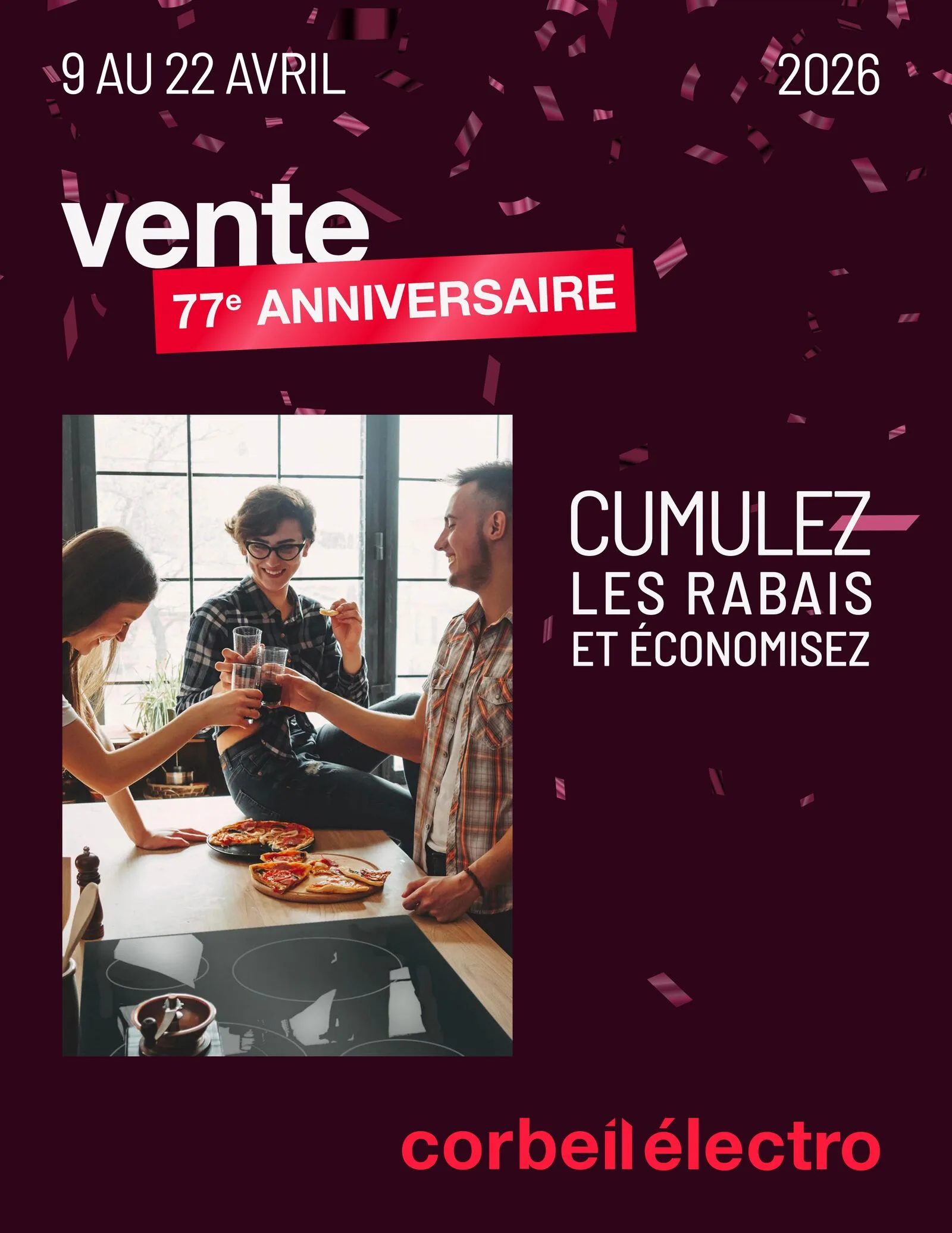 Page 1 de la Circulaire Corbeil du 9 au 22 avril 2026