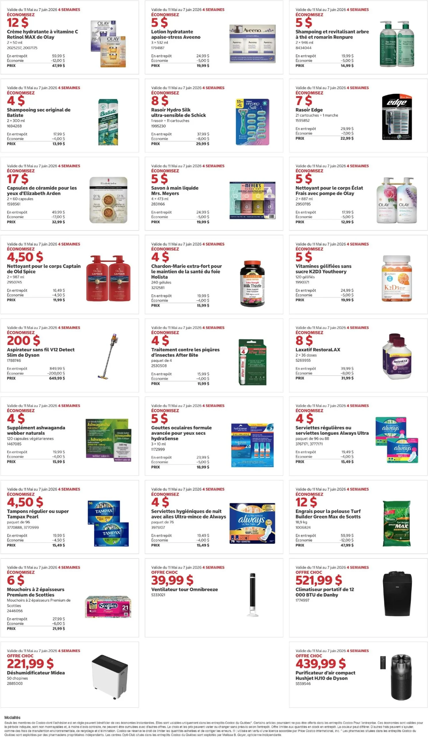 Page 4 de la Circulaire Costco du 11 au 24 mai 2026