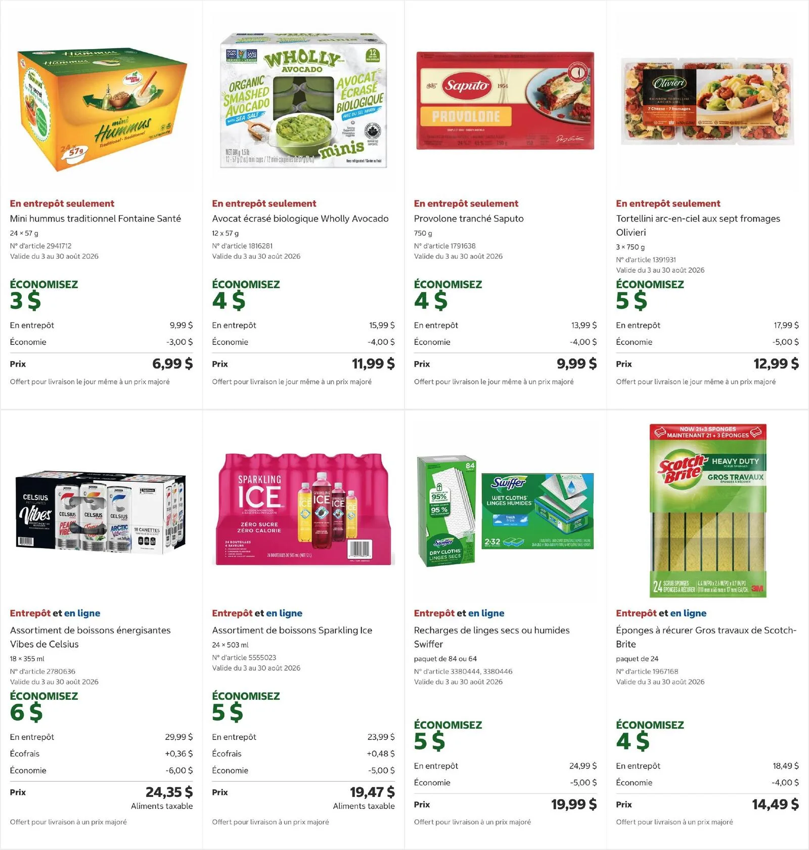 Page 5 de la Circulaire Costco du 3 au 30 août 2026