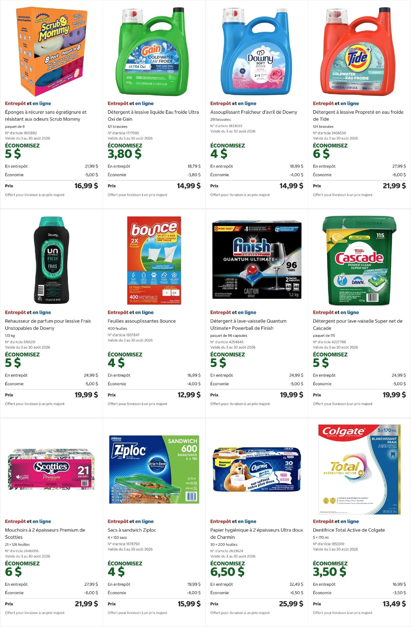 Page 6 de la Circulaire Costco du 3 au 30 août 2026