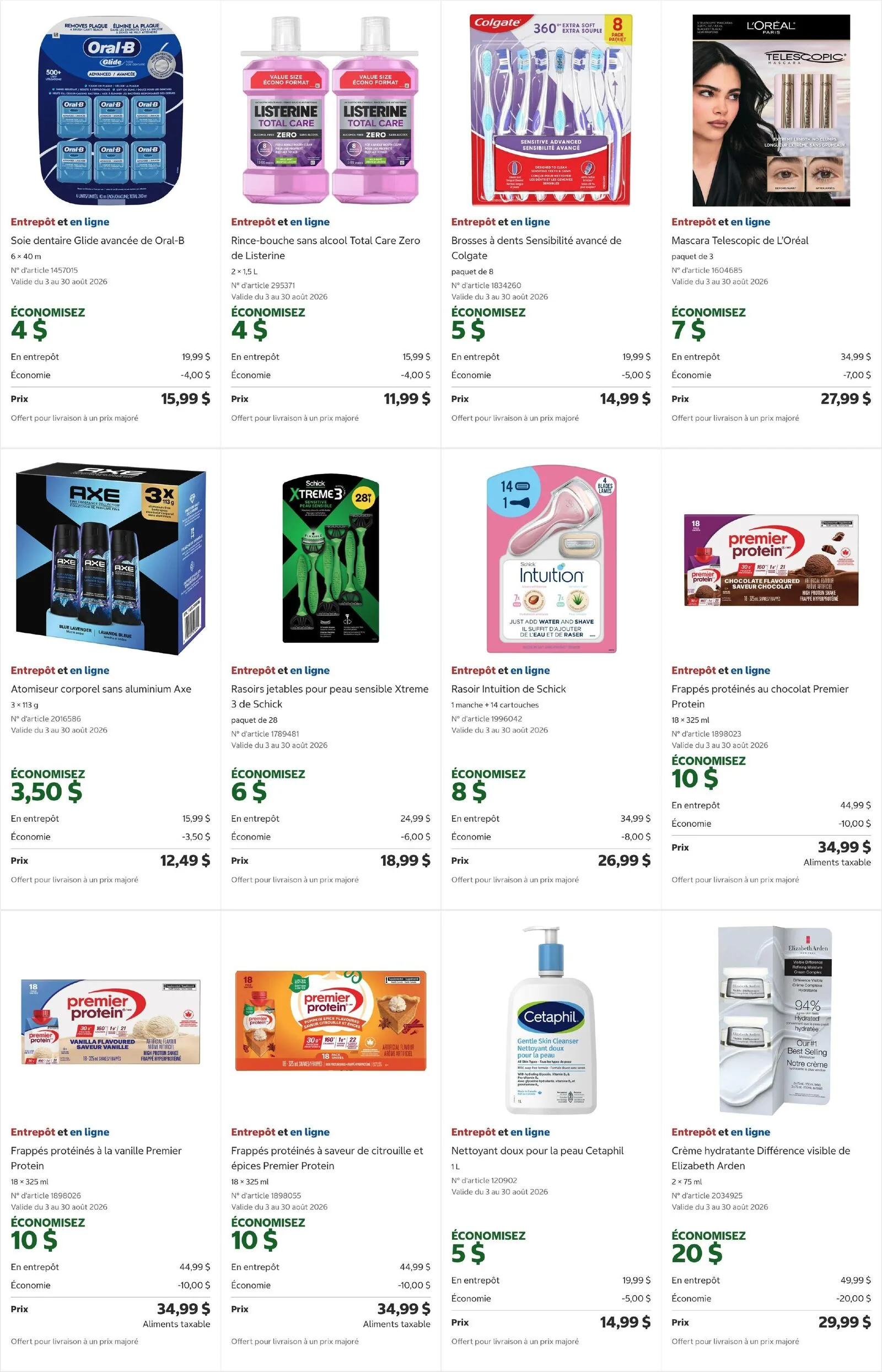 Page 7 de la Circulaire Costco du 3 au 30 août 2026