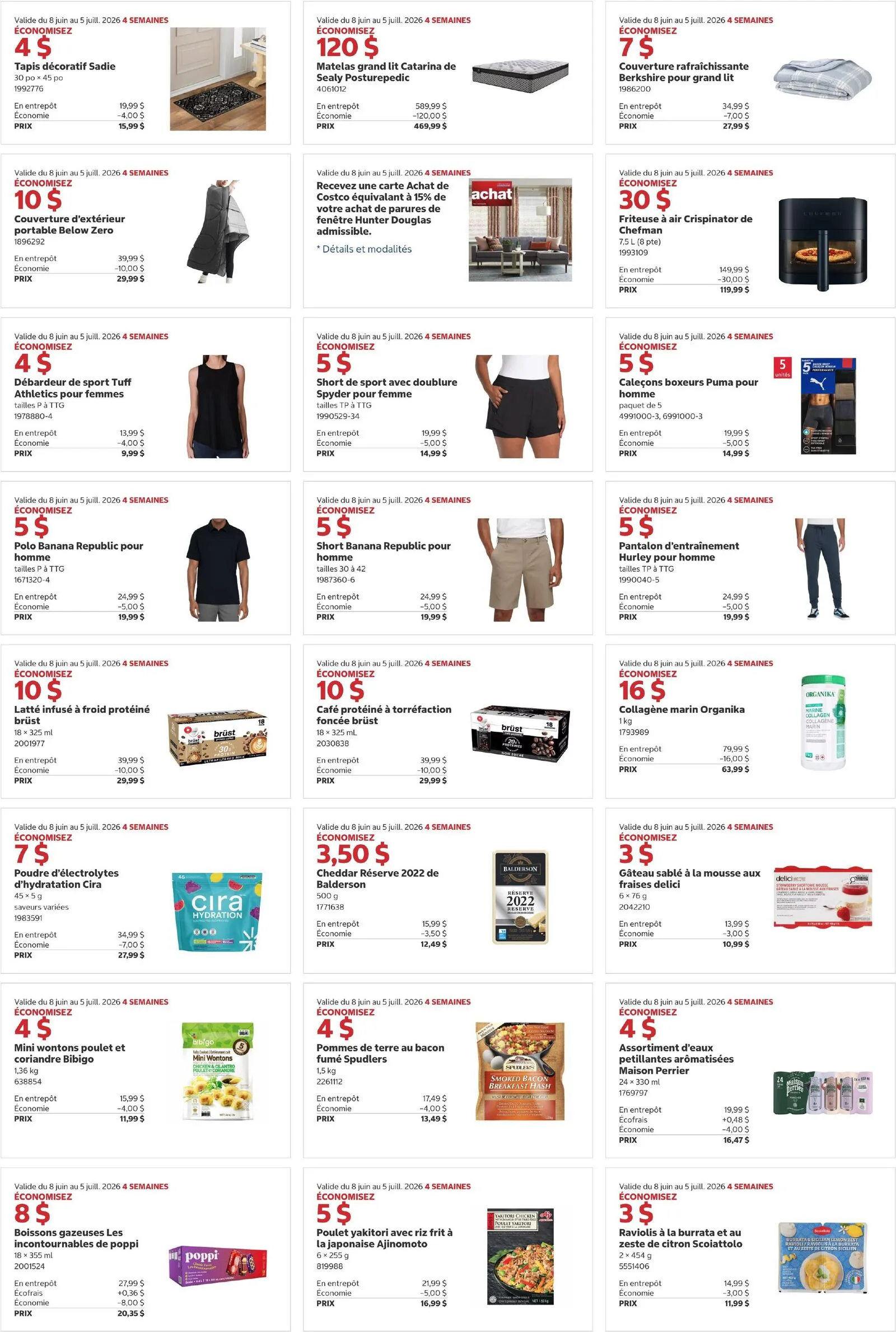 Page 2 de la Circulaire Costco du 8 au 21 juin 2026