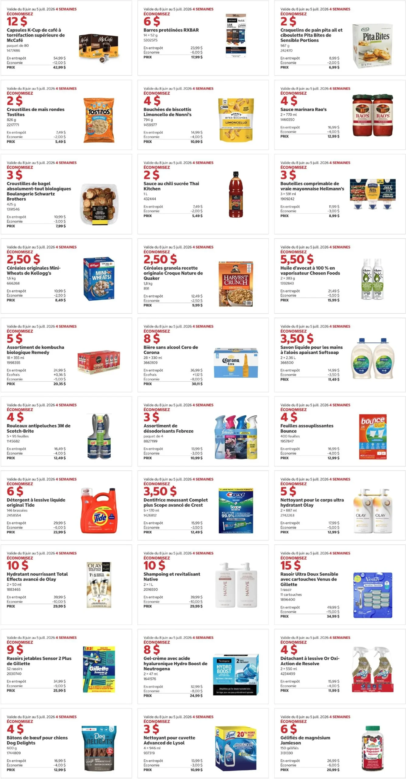 Page 3 de la Circulaire Costco du 8 au 21 juin 2026