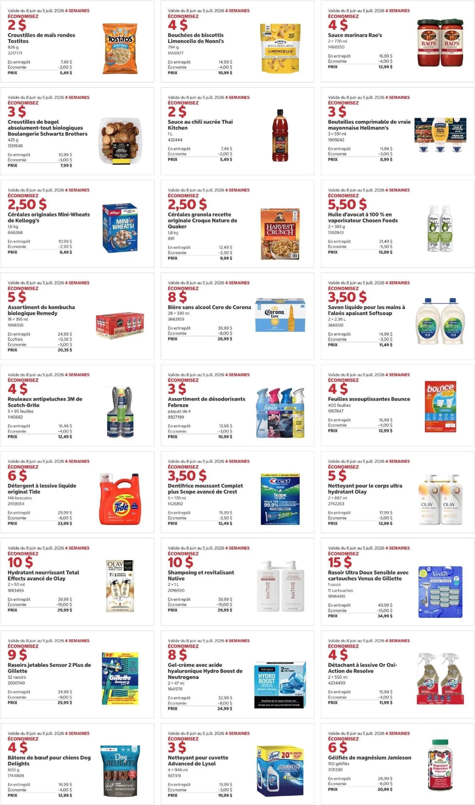 Page 3 de la Circulaire Costco du 8 juin au 5 juillet 2026