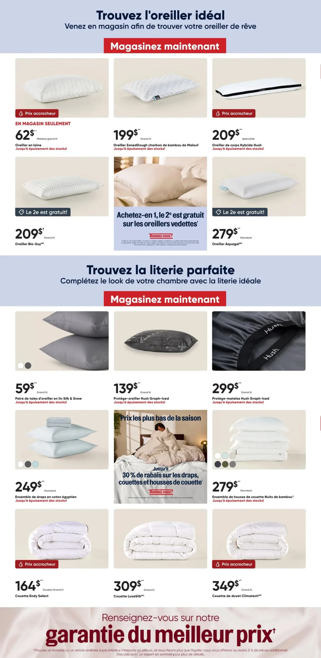 Page 2 de la Circulaire Dormez-vous du 20 au 28 juillet 2026