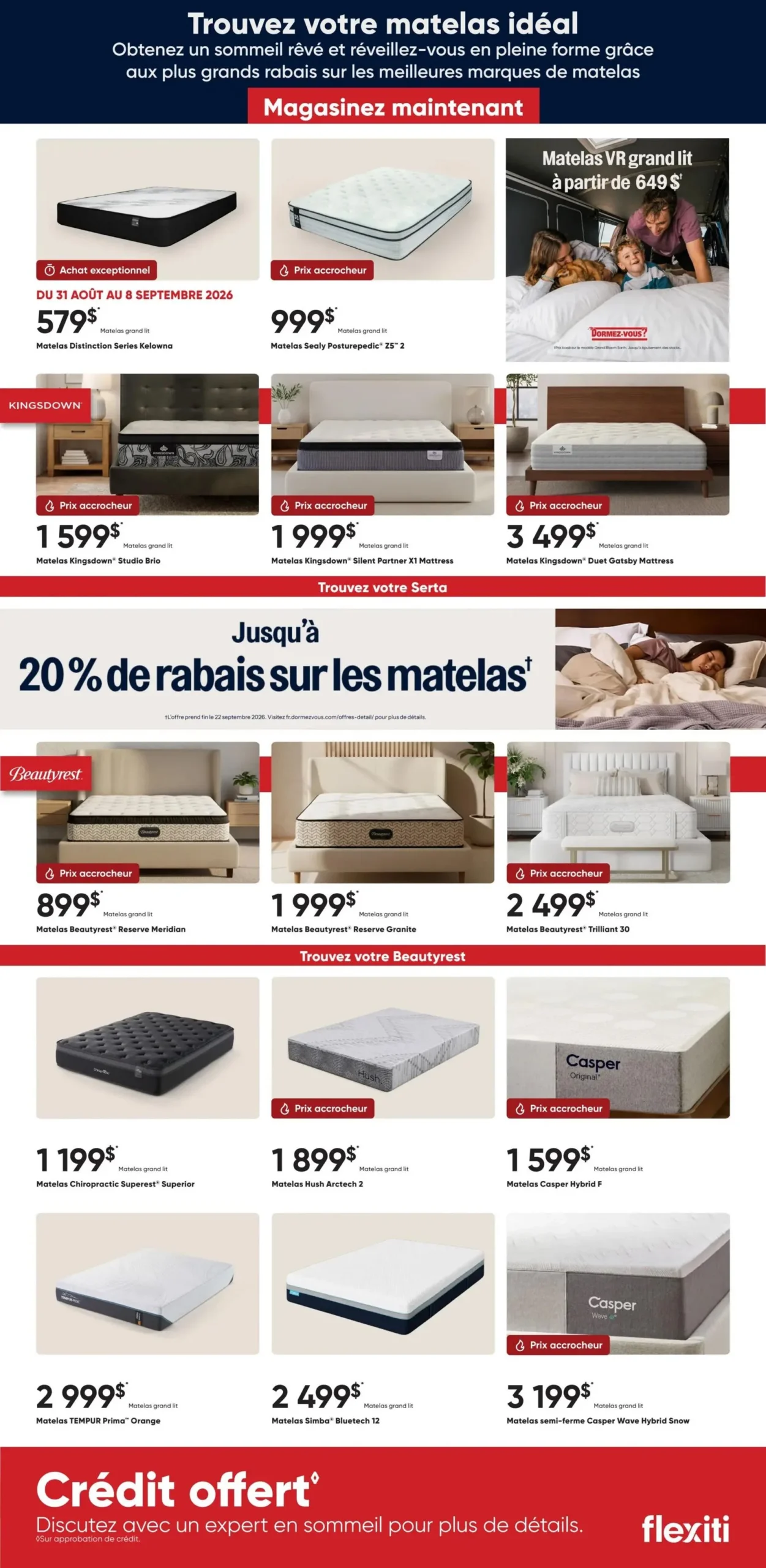 Page 3 de la Circulaire Dormez-vous du 28 août au 1 septembre 2026