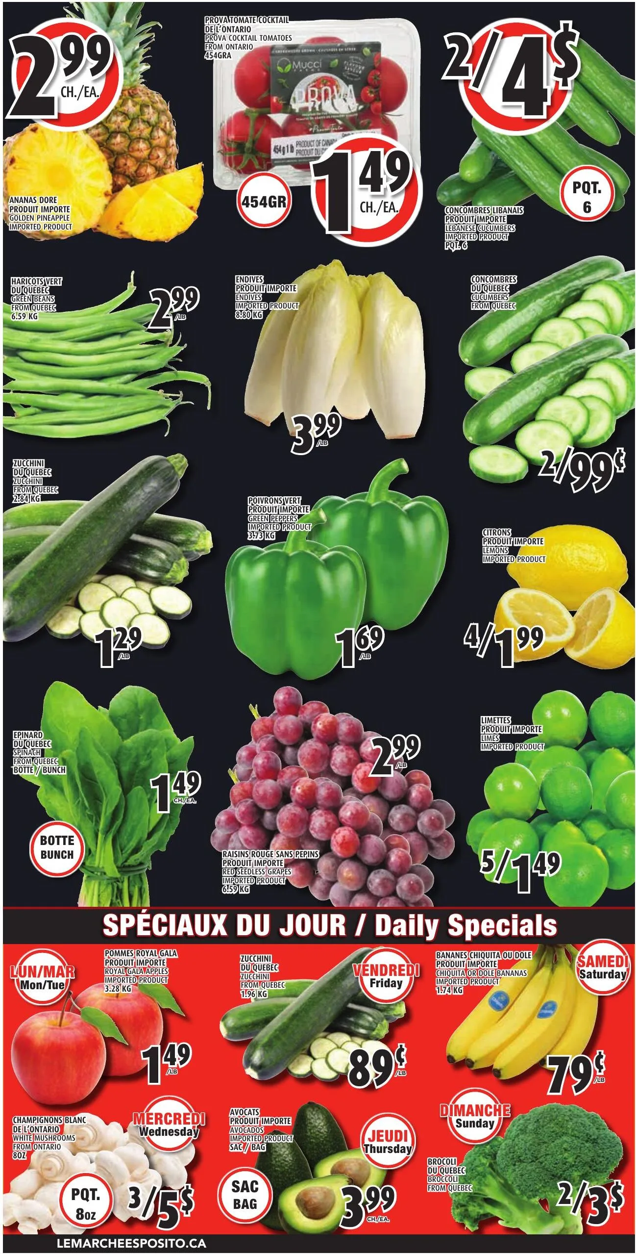 Page 4 de la Circulaire Esposito du 23 au 29 juillet 2026