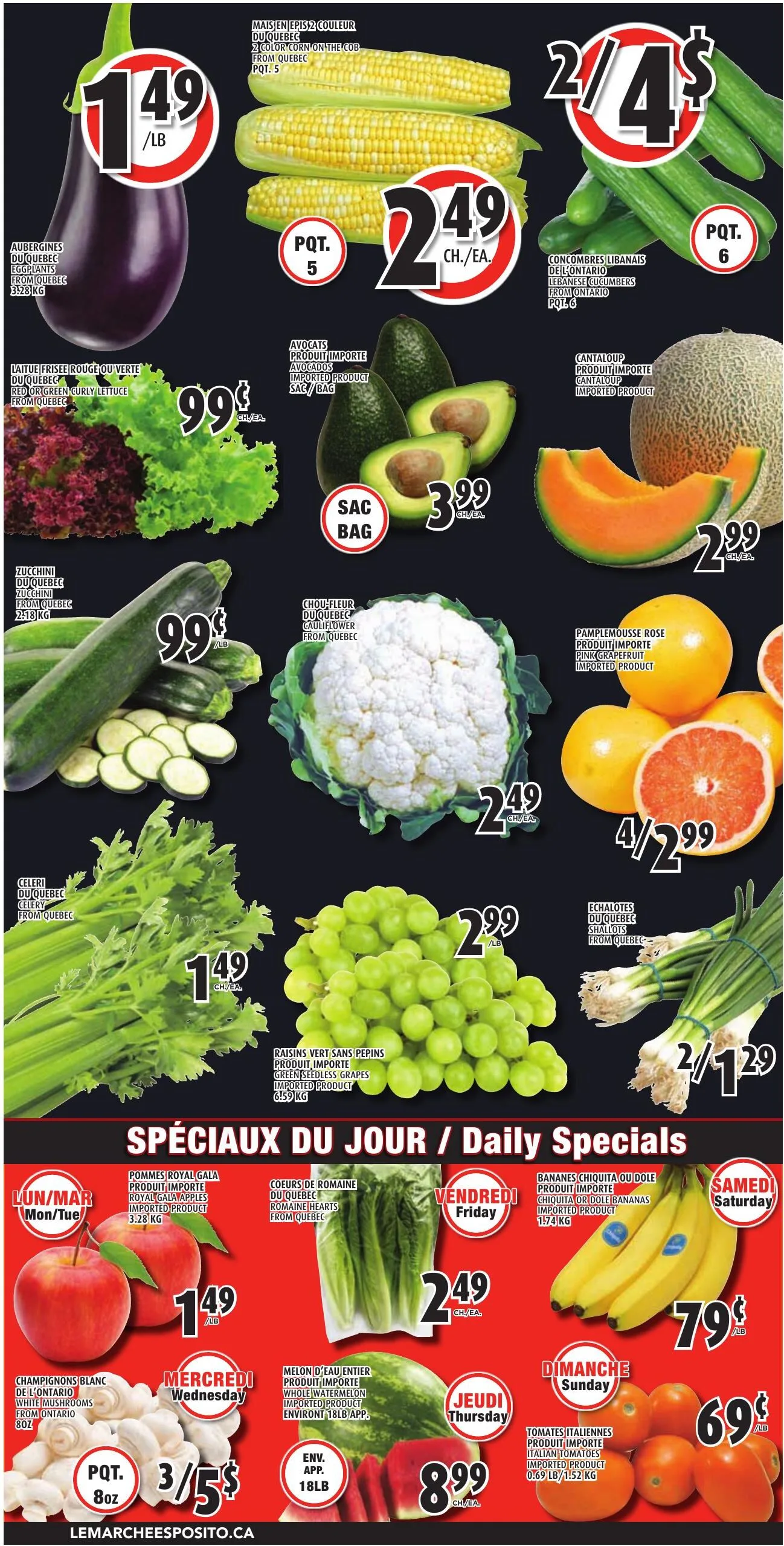 Page 4 de la Circulaire Esposito du 30 juillet au 5 août 2026