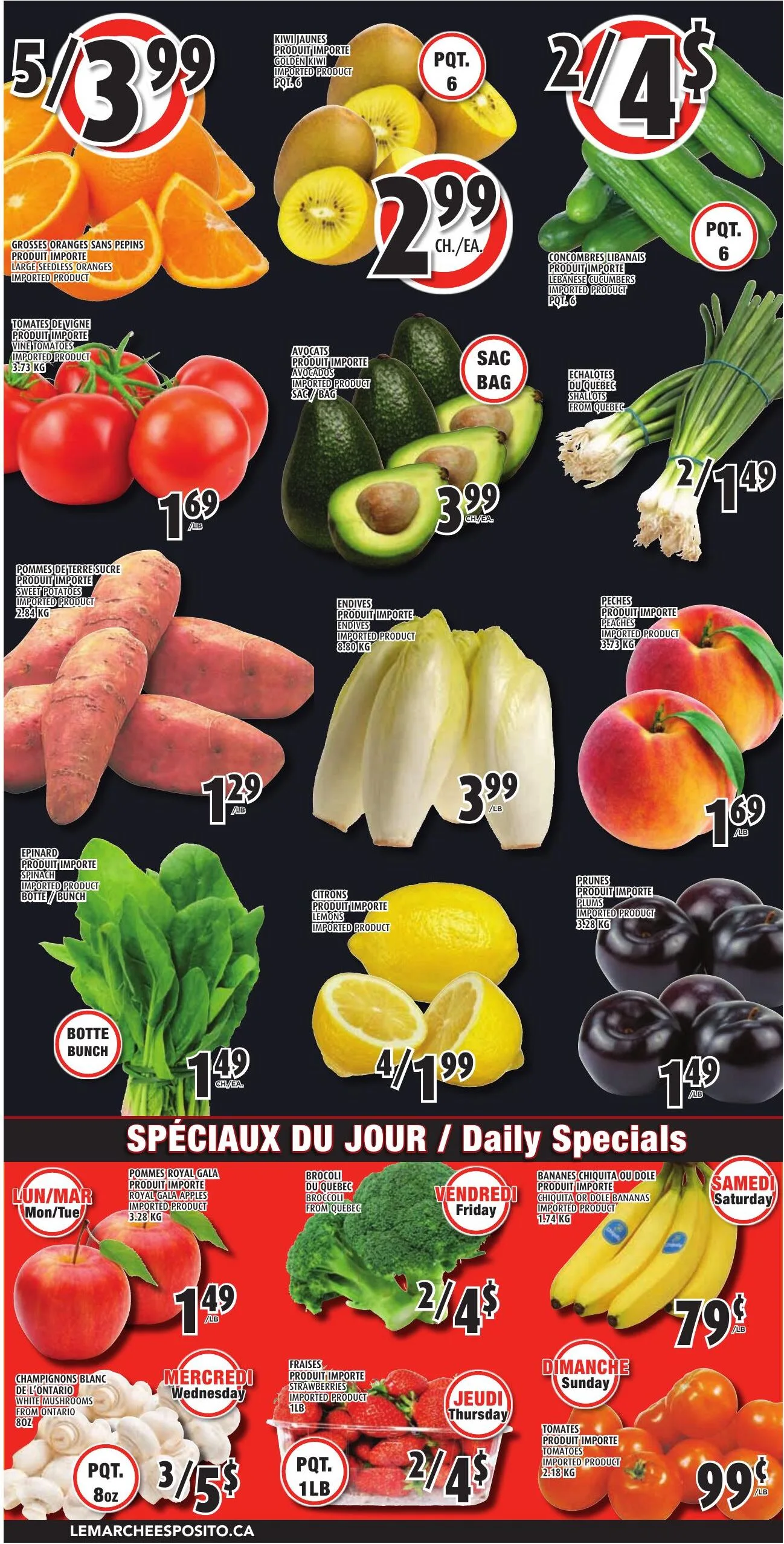 Page 4 de la Circulaire Esposito du 9 au 15 juillet 2026