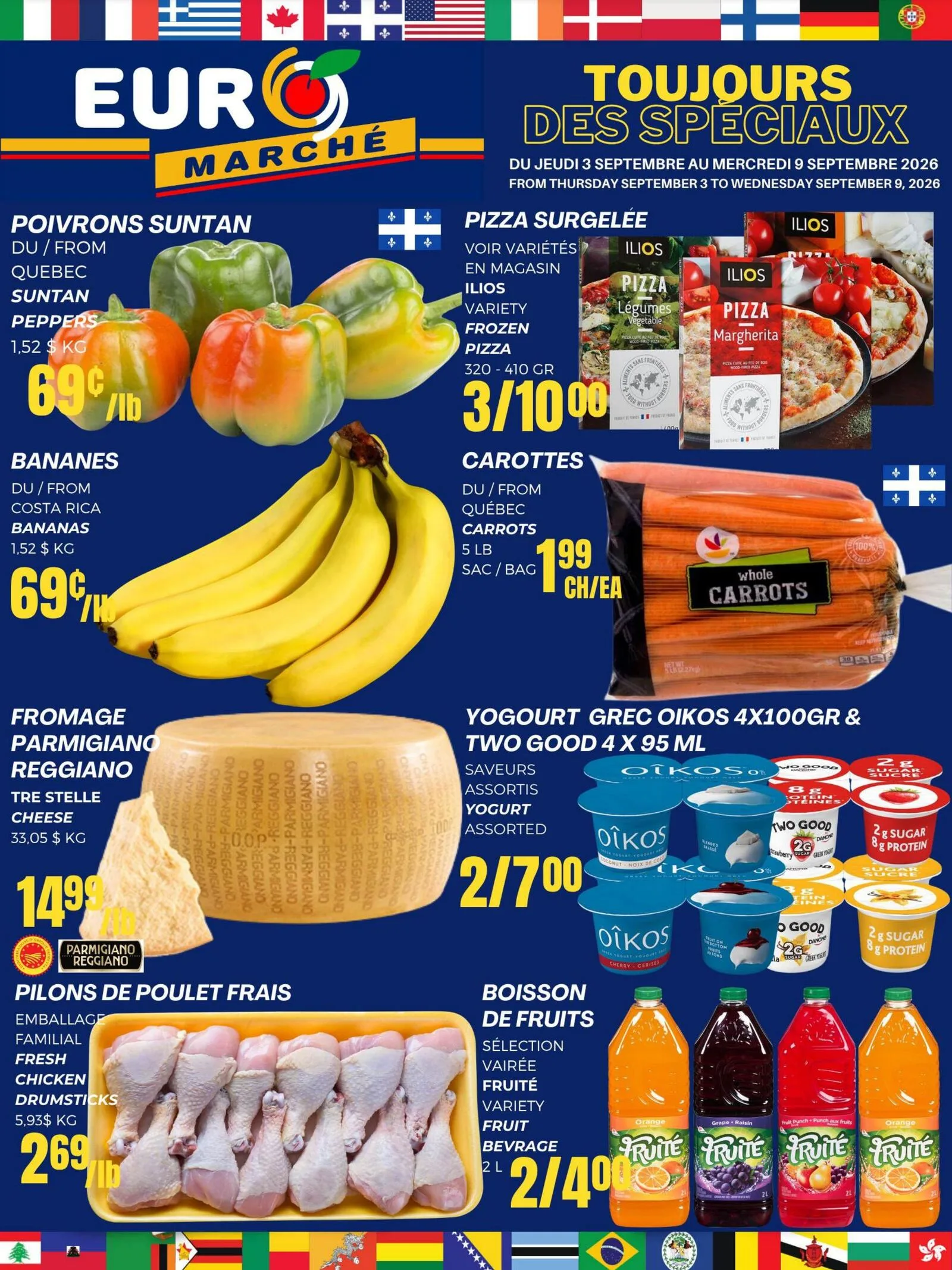 Page 1 de la Circulaire EuroMarché du 3 au 9 septembre 2026