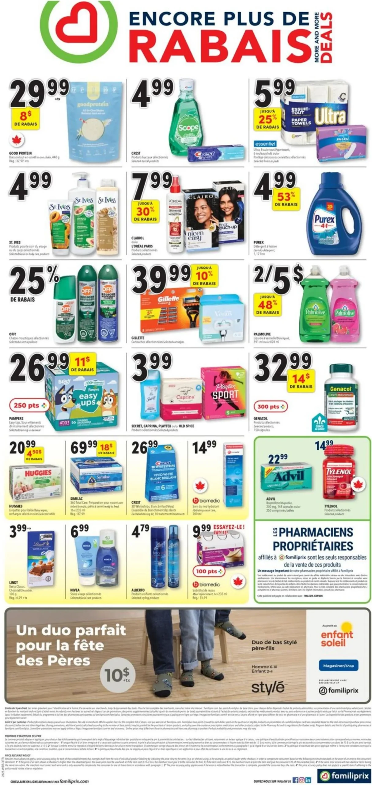 Page 2 de la Circulaire Familiprix Clinique du 18 au 24 juin 2026