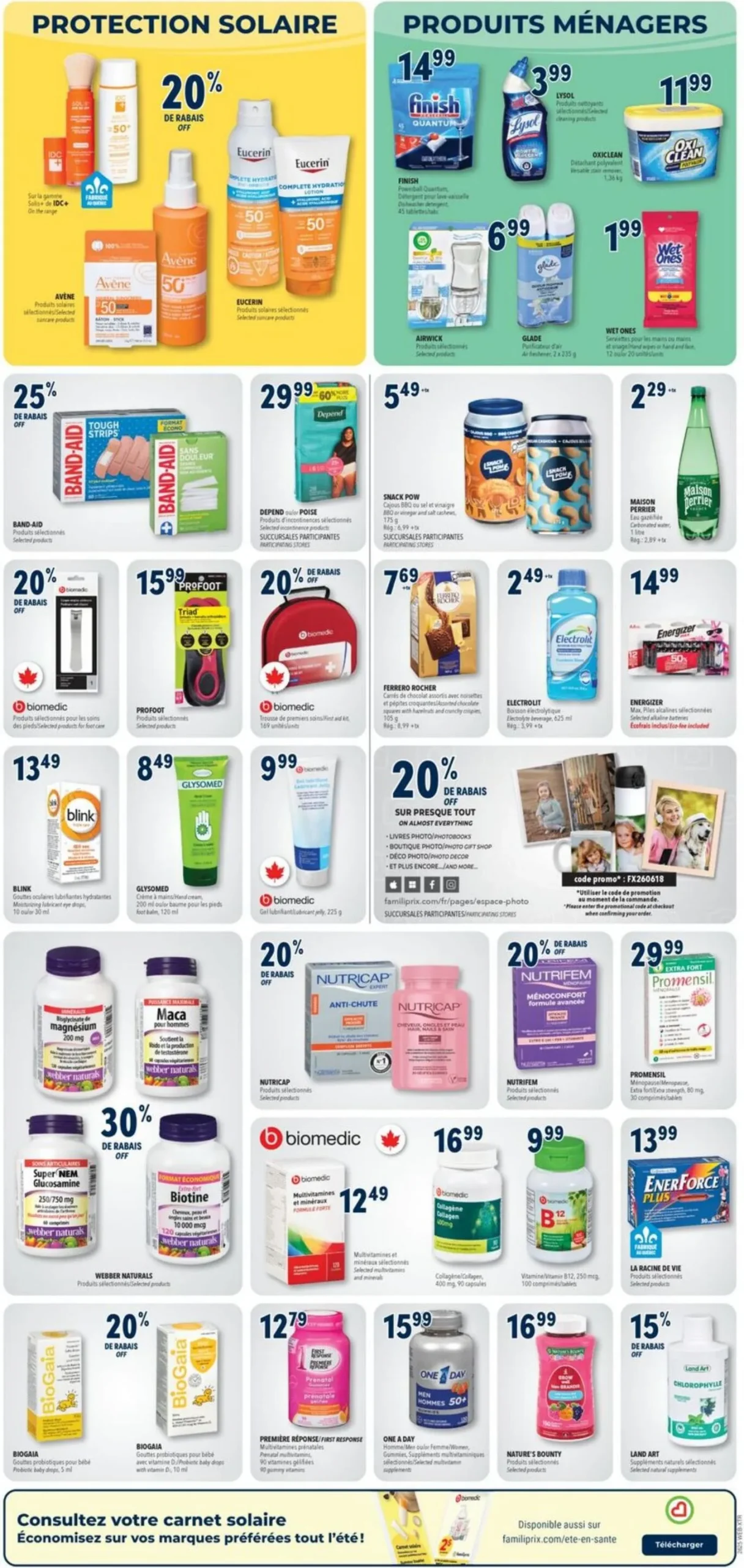 Page 10 de la Circulaire Familiprix Clinique du 18 au 24 juin 2026
