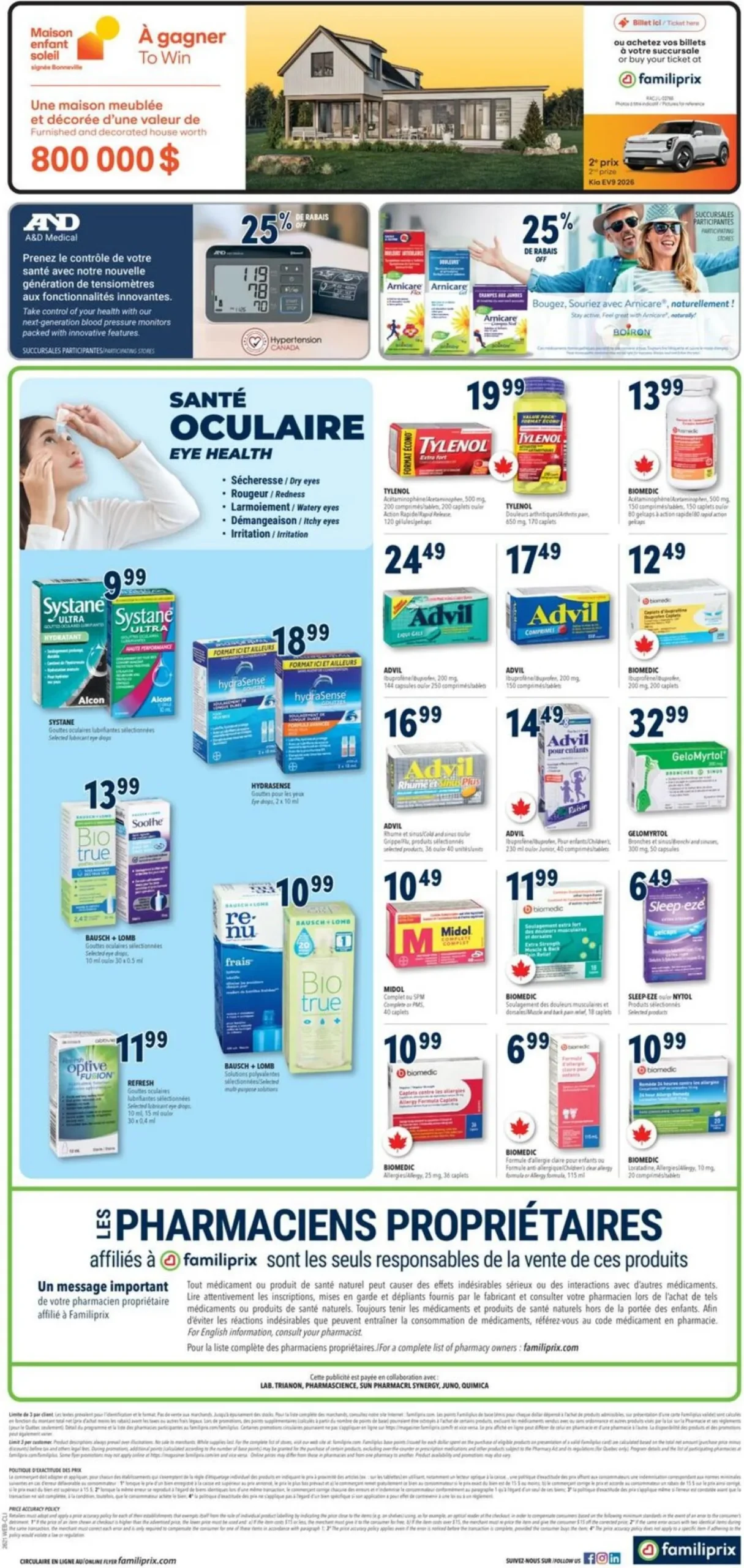 Page 2 de la Circulaire Familiprix Clinique du 21 au 27 mai 2026