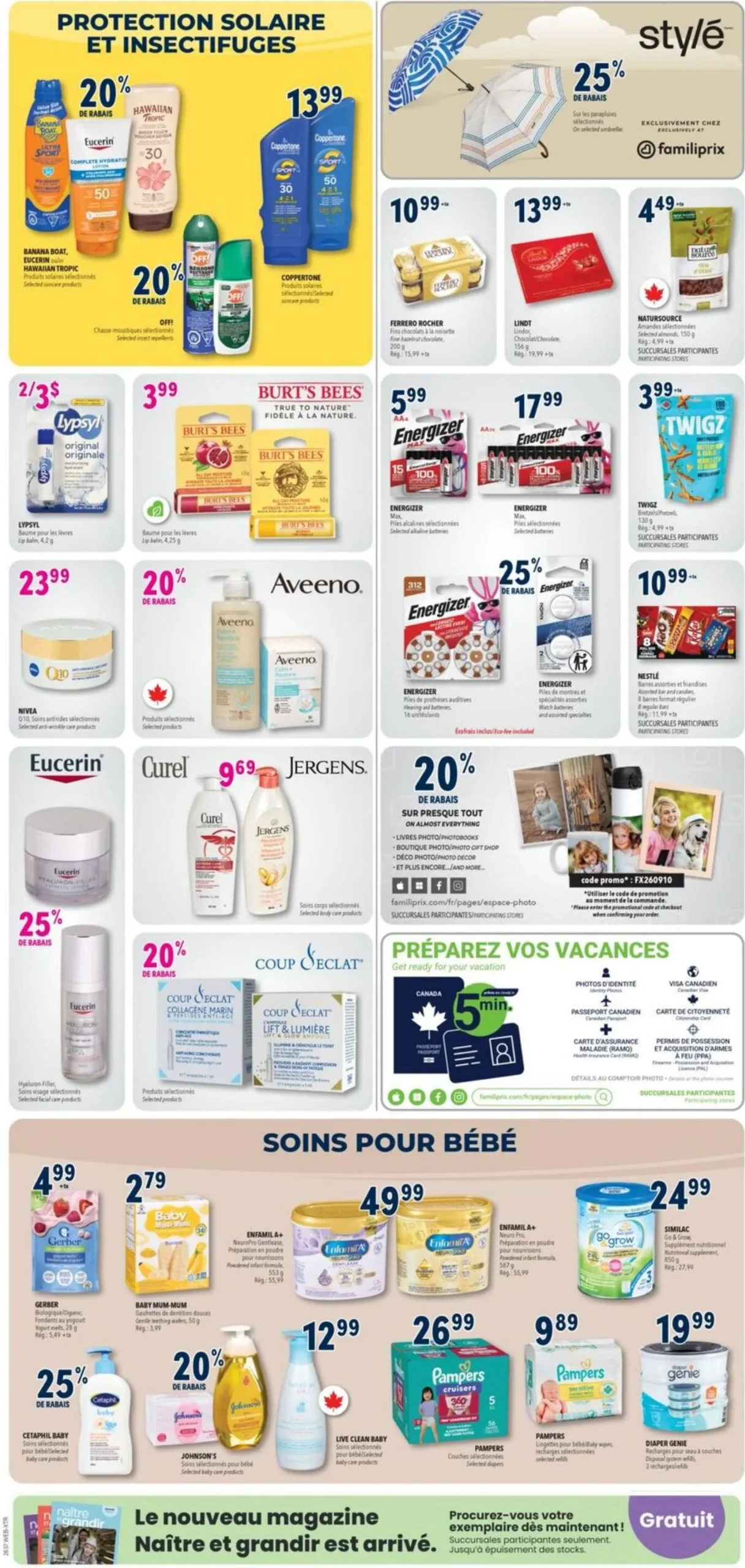 Page 10 de la Circulaire Familiprix Extra du 10 au 16 septembre 2026