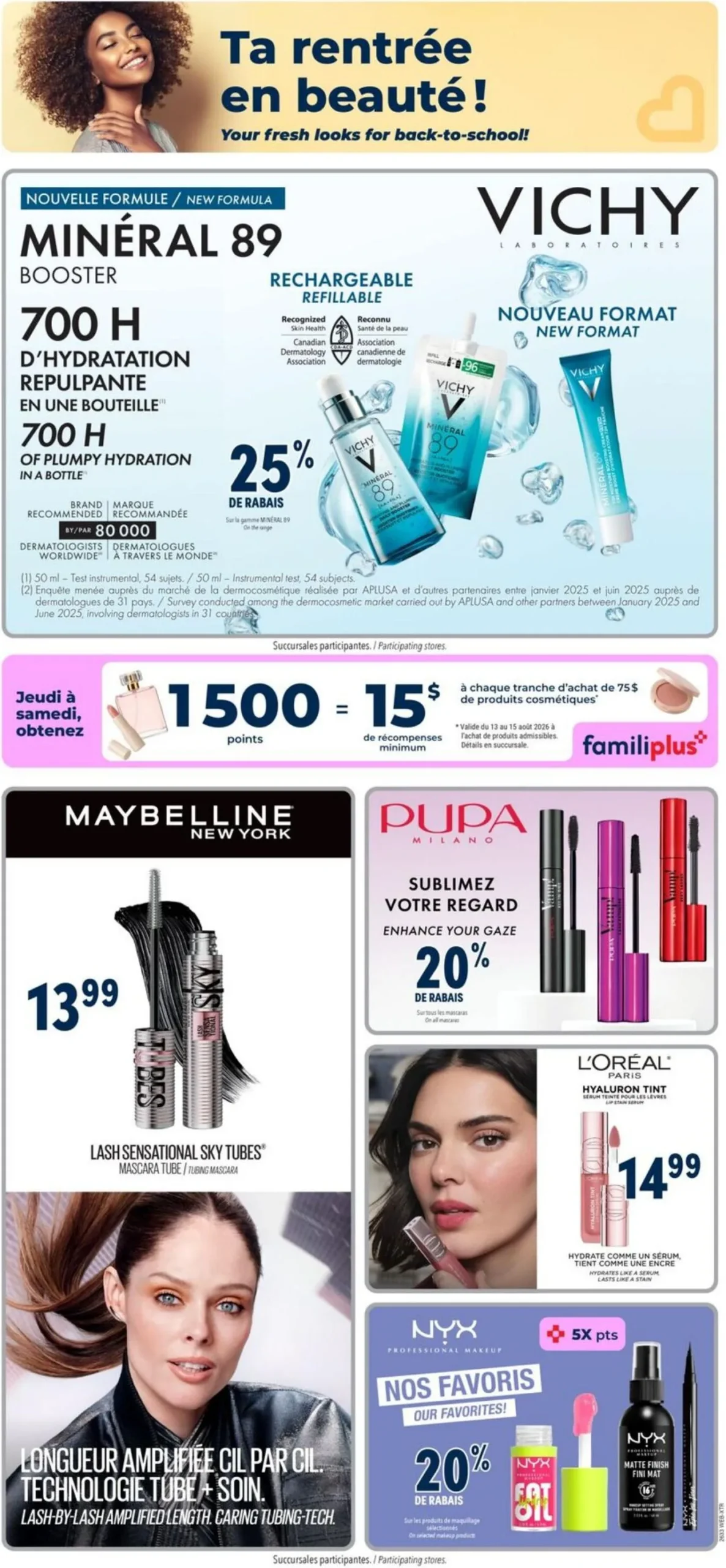 Page 10 de la Circulaire Familiprix Extra du 13 au 19 août 2026
