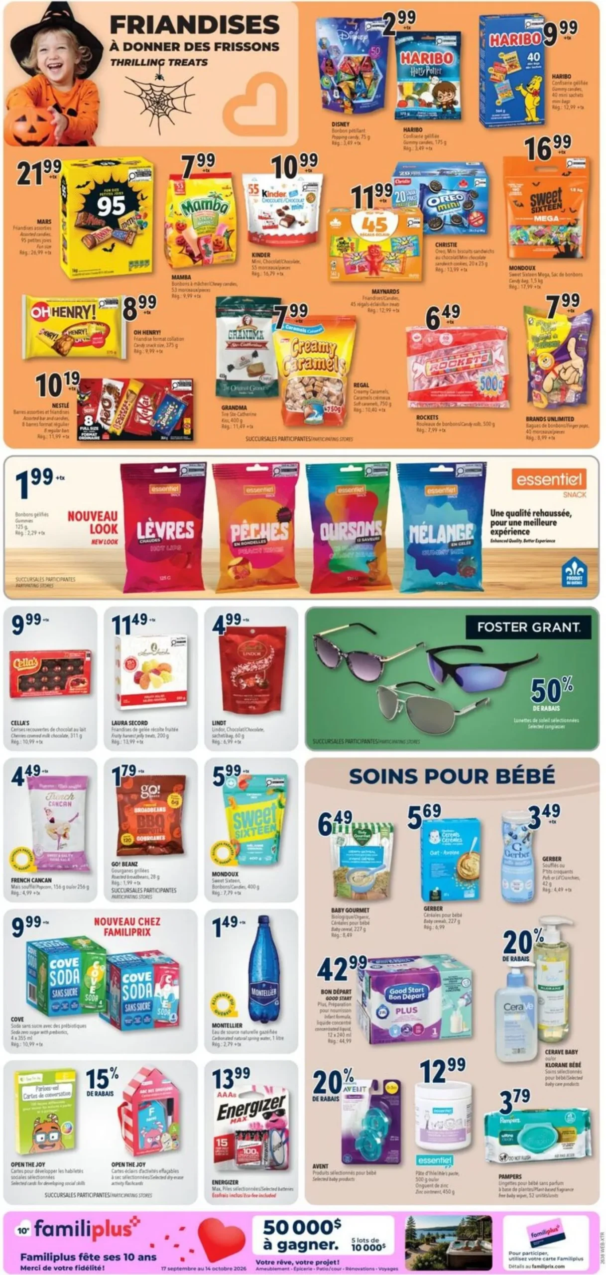 Page 12 de la Circulaire Familiprix Extra du 17 au 23 septembre 2026