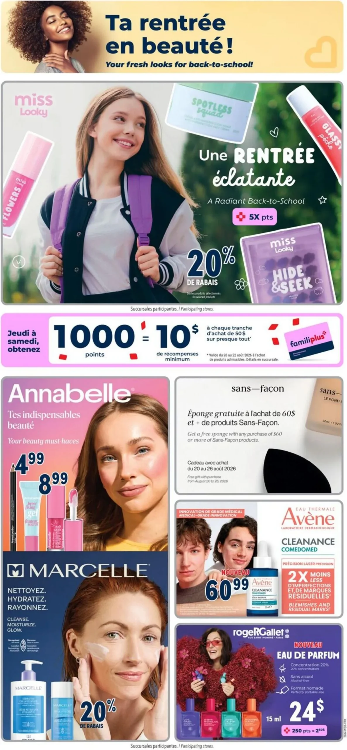 Page 11 de la Circulaire Familiprix Extra du 20 au 26 août 2026