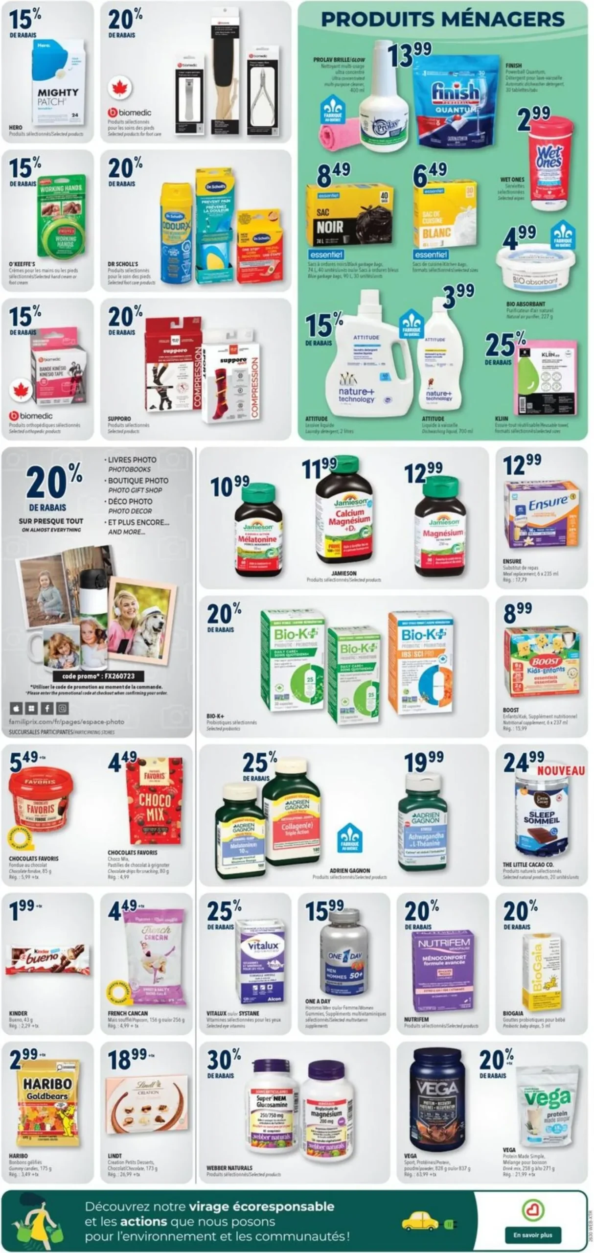 Page 8 de la Circulaire Familiprix Extra du 23 au 29 juillet 2026