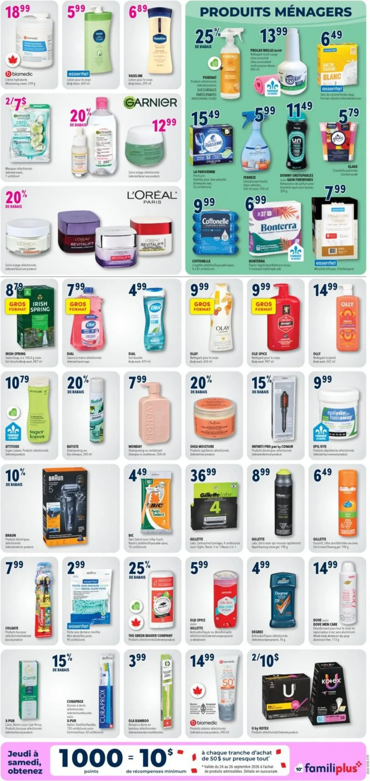 Page 6 de la Circulaire Familiprix Extra du 24 au 30 septembre 2026
