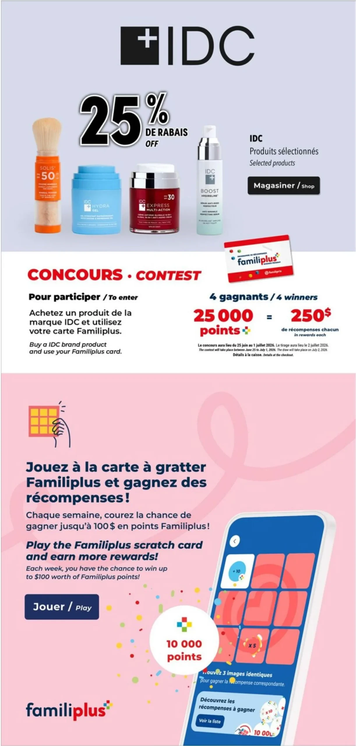 Page 6 de la Circulaire Familiprix Extra du 25 juin au 1 juillet 2026
