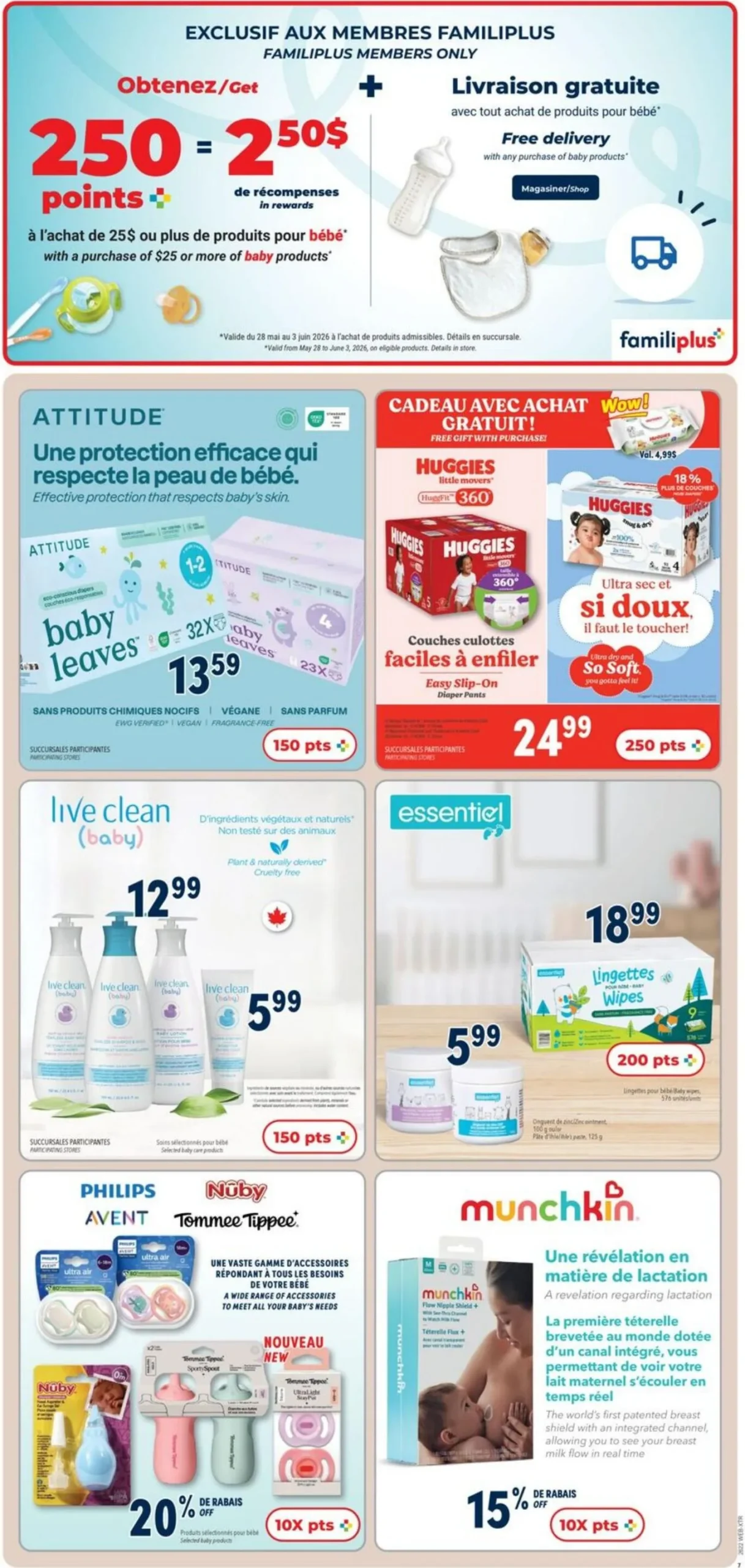 Page 7 de la Circulaire Familiprix Extra du 28 mai au 3 juin 2026