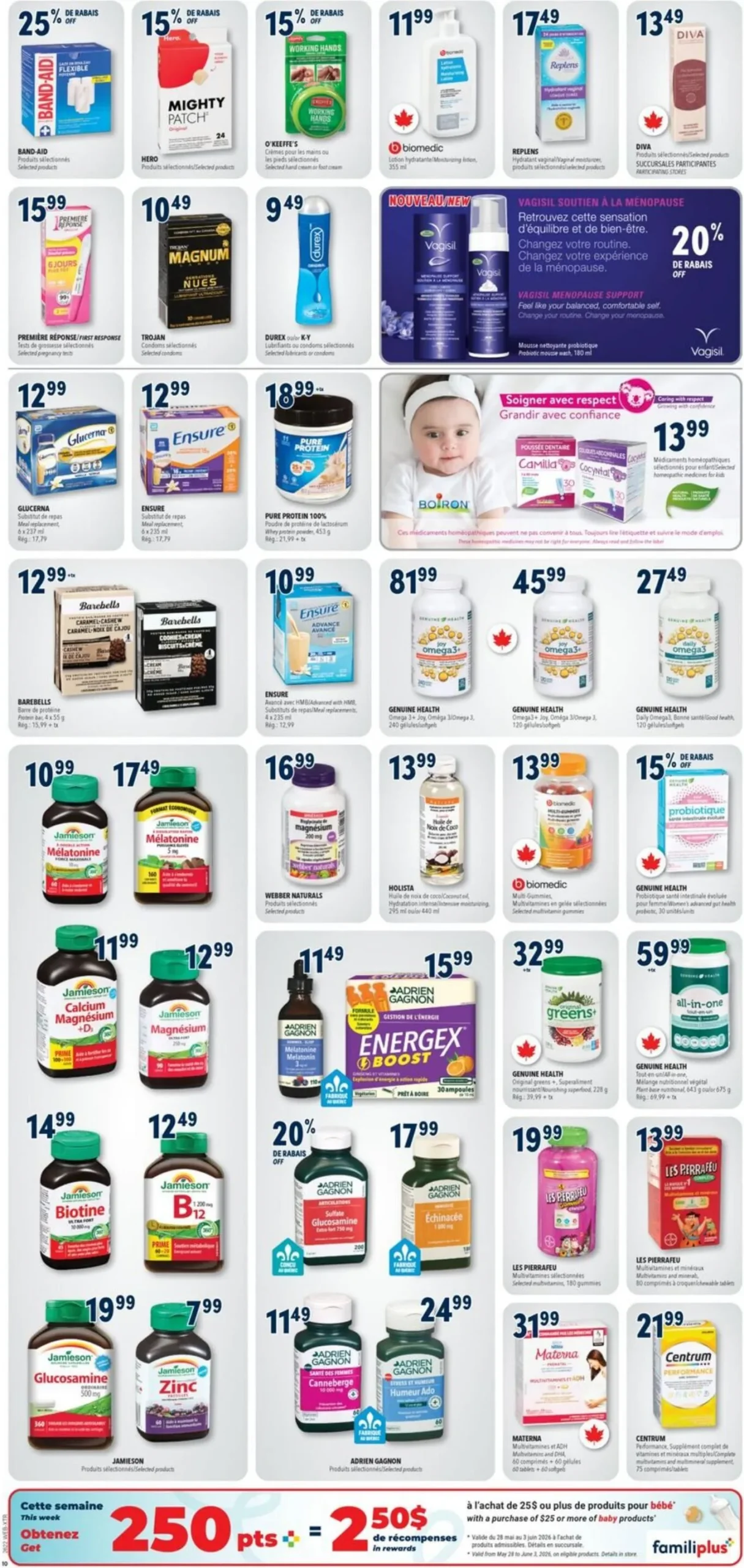 Page 11 de la Circulaire Familiprix Extra du 28 mai au 3 juin 2026