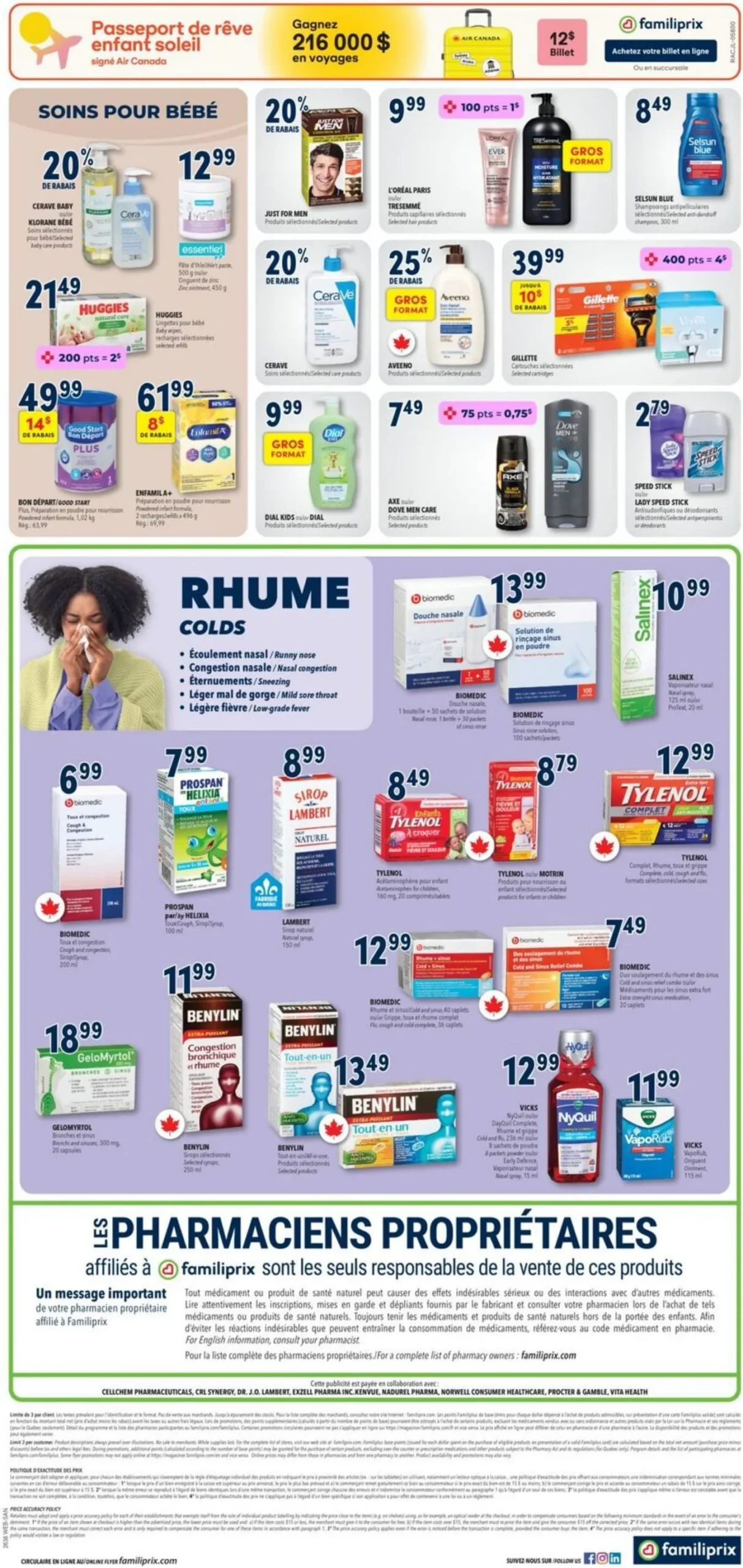 Page 2 de la Circulaire Familiprix Santé du 17 au 23 septembre 2026