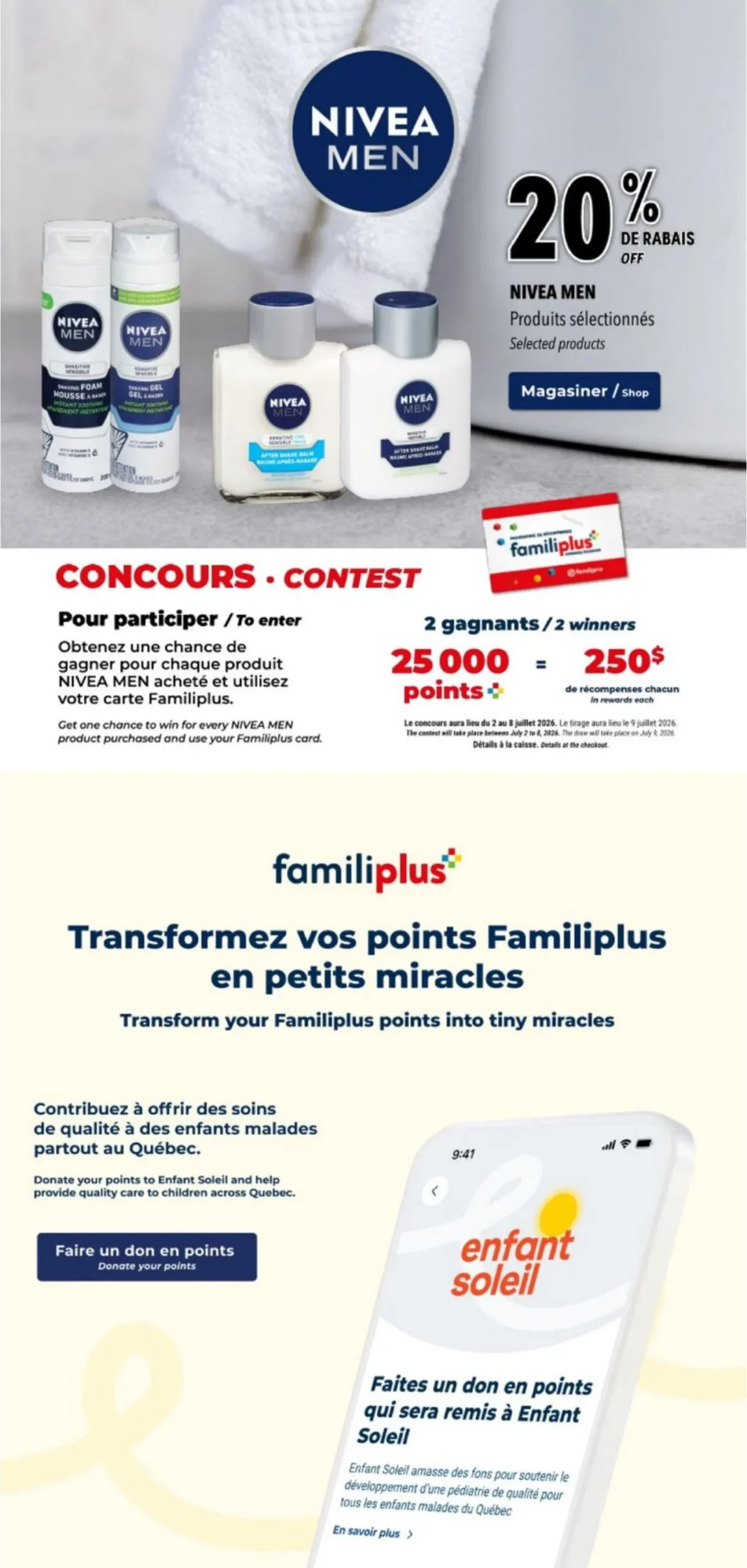 Page 2 de la Circulaire Familiprix Santé du 2 au 8 juillet 2026